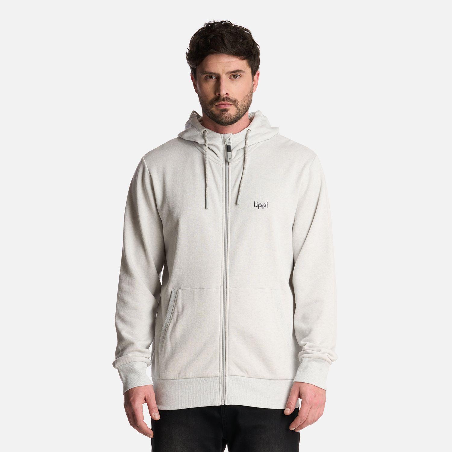 Polerón Hombre Ulmo Full Zip Hoody Sweatshirt Gris Lippi-0