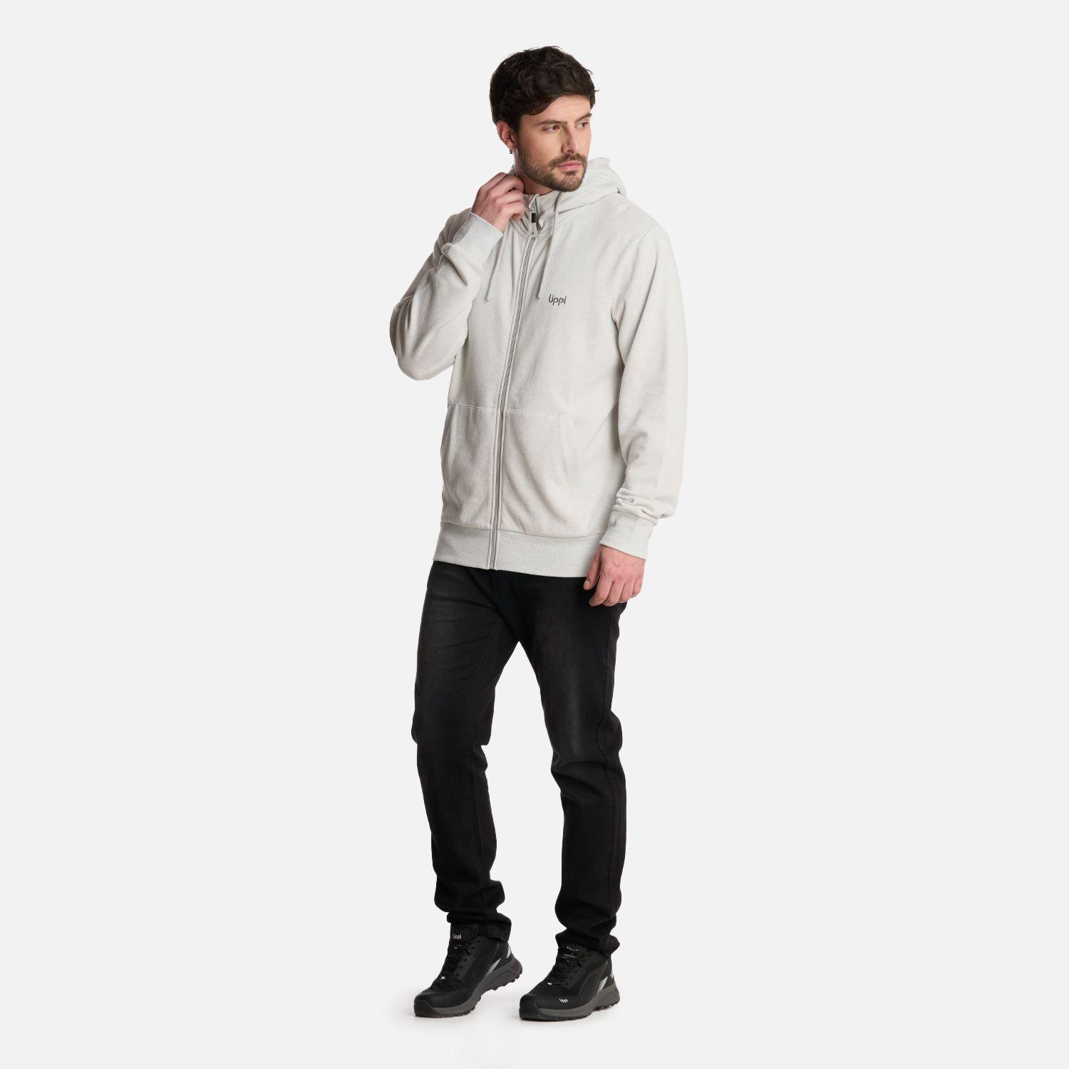 Polerón Hombre Ulmo Full Zip Hoody Sweatshirt Gris Lippi-5