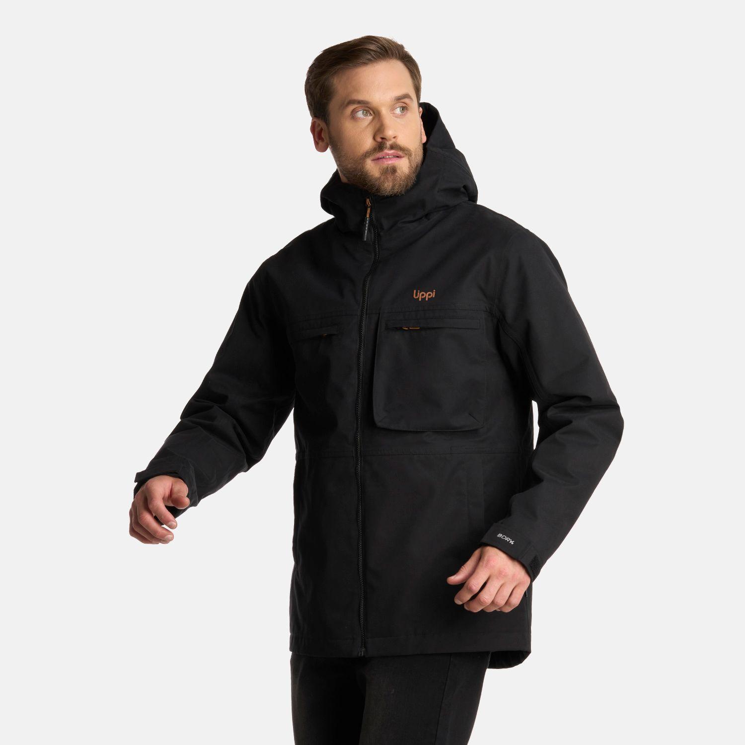 Chaqueta Hombre Citizen Warm B-Dry Hoody Negro Lippi I25-1