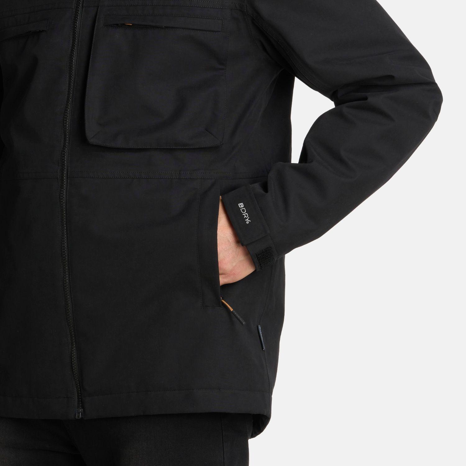 Chaqueta Hombre Citizen Warm B-Dry Hoody Negro Lippi I25-5