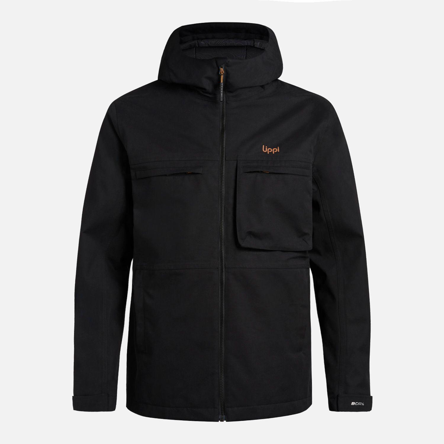 Chaqueta Hombre Citizen Warm B-Dry Hoody Negro Lippi I25-7
