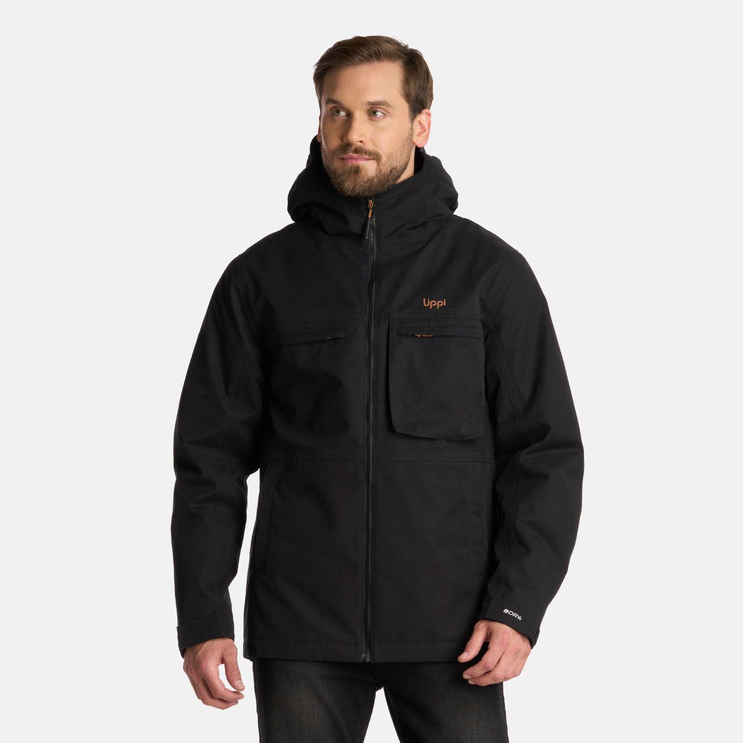 Chaqueta Hombre Citizen Warm B-Dry Hoody Negro Lippi I25-0