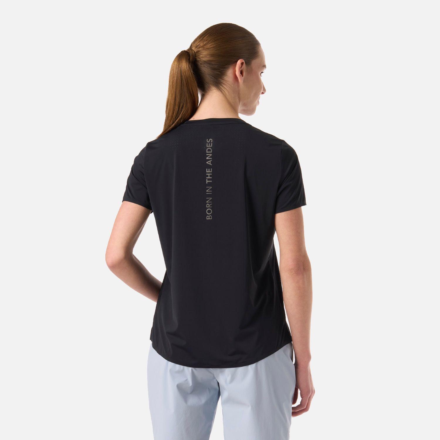 Polera Mujer Air Q-Dry T-Shirt Negro Lippi V26-2