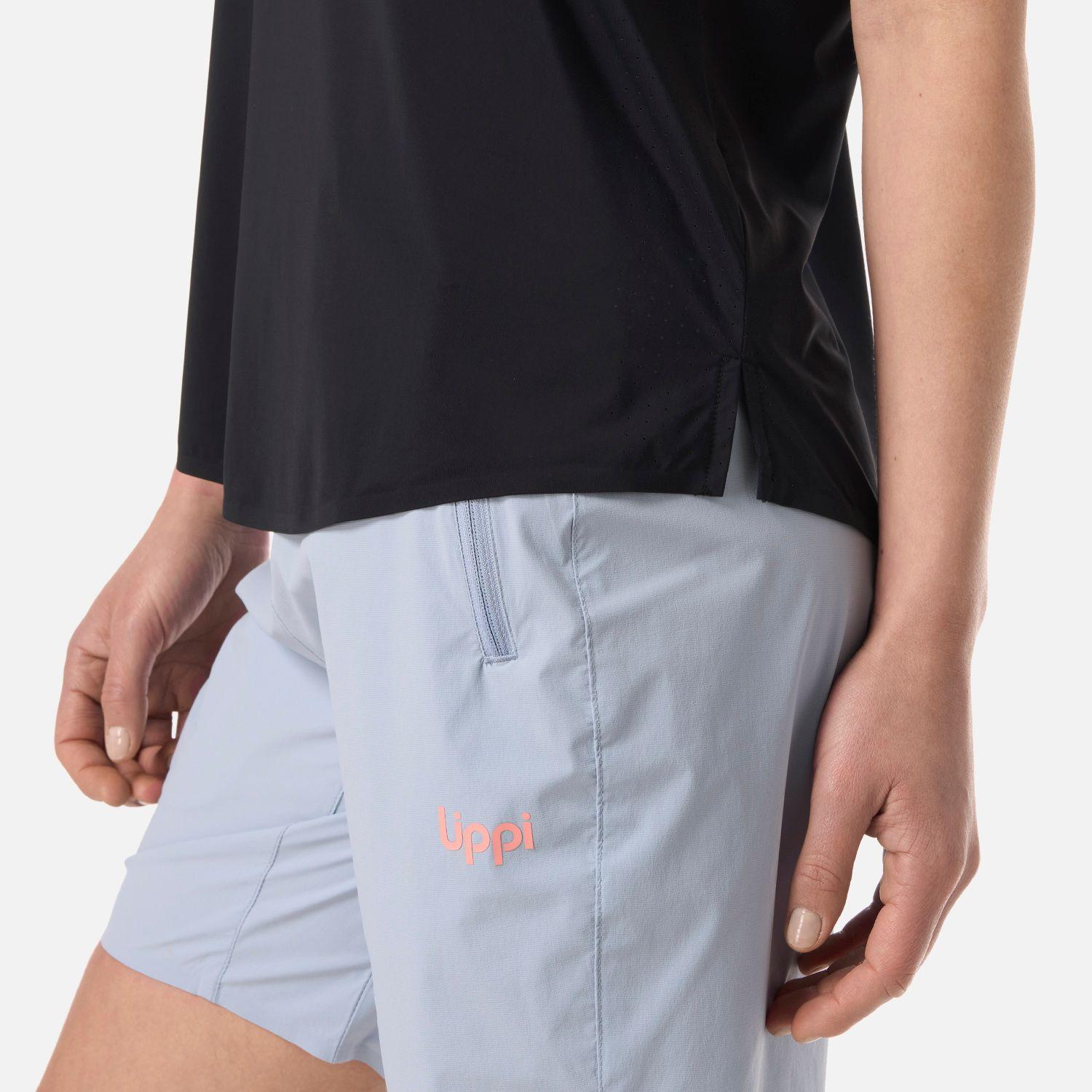 Polera Mujer Air Q-Dry T-Shirt Negro Lippi V26-5