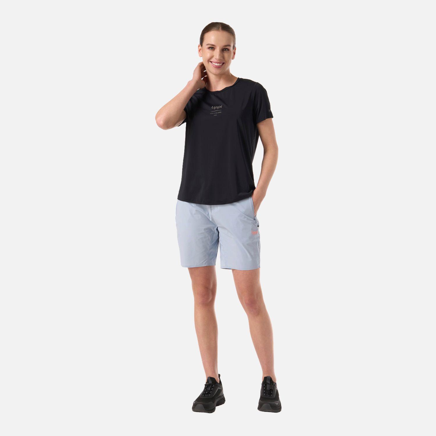 Polera Mujer Air Q-Dry T-Shirt Negro Lippi V26-6