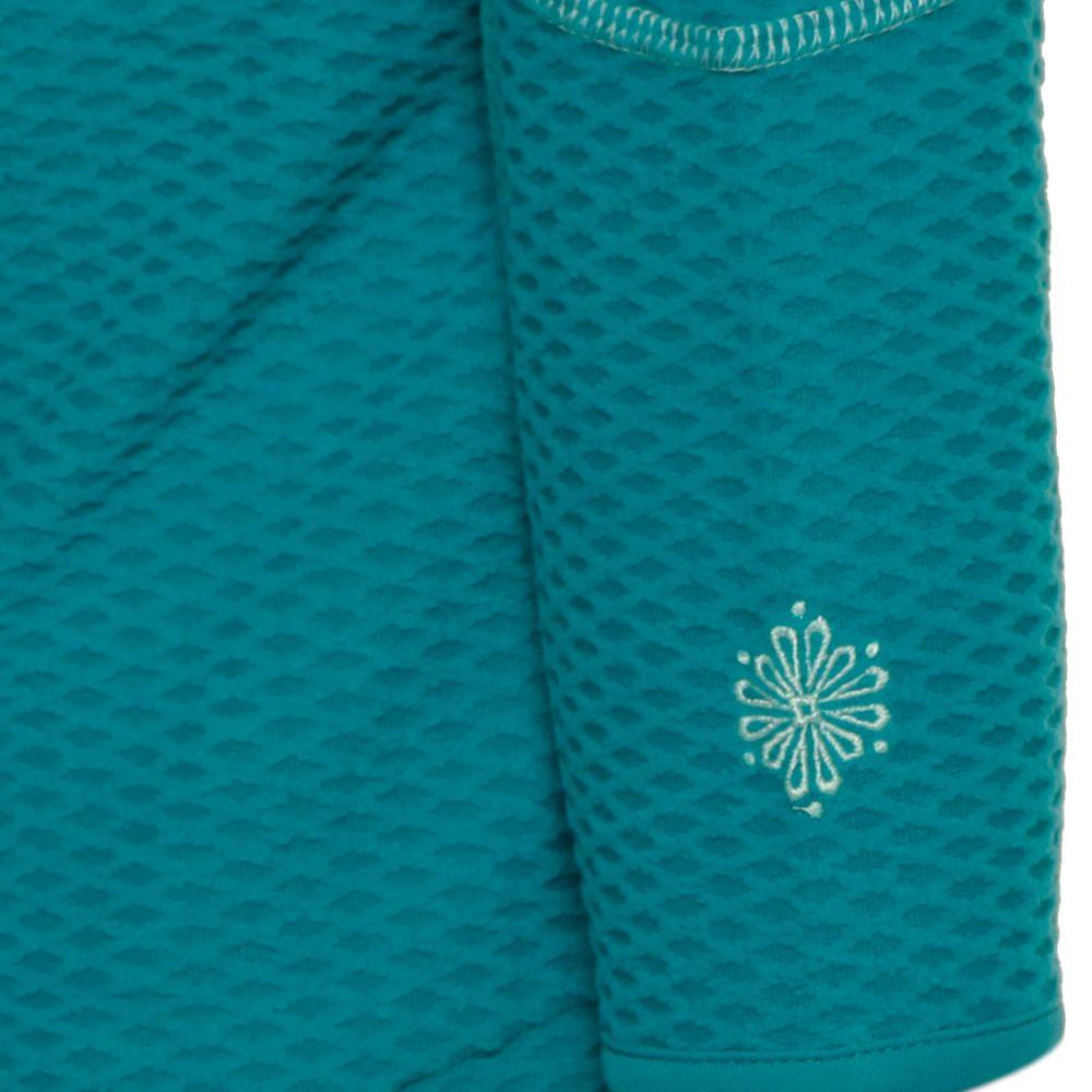 Poleron Niña Saltamontes Nano-F 1/4 Zip Turquesa Claro Lippi-4