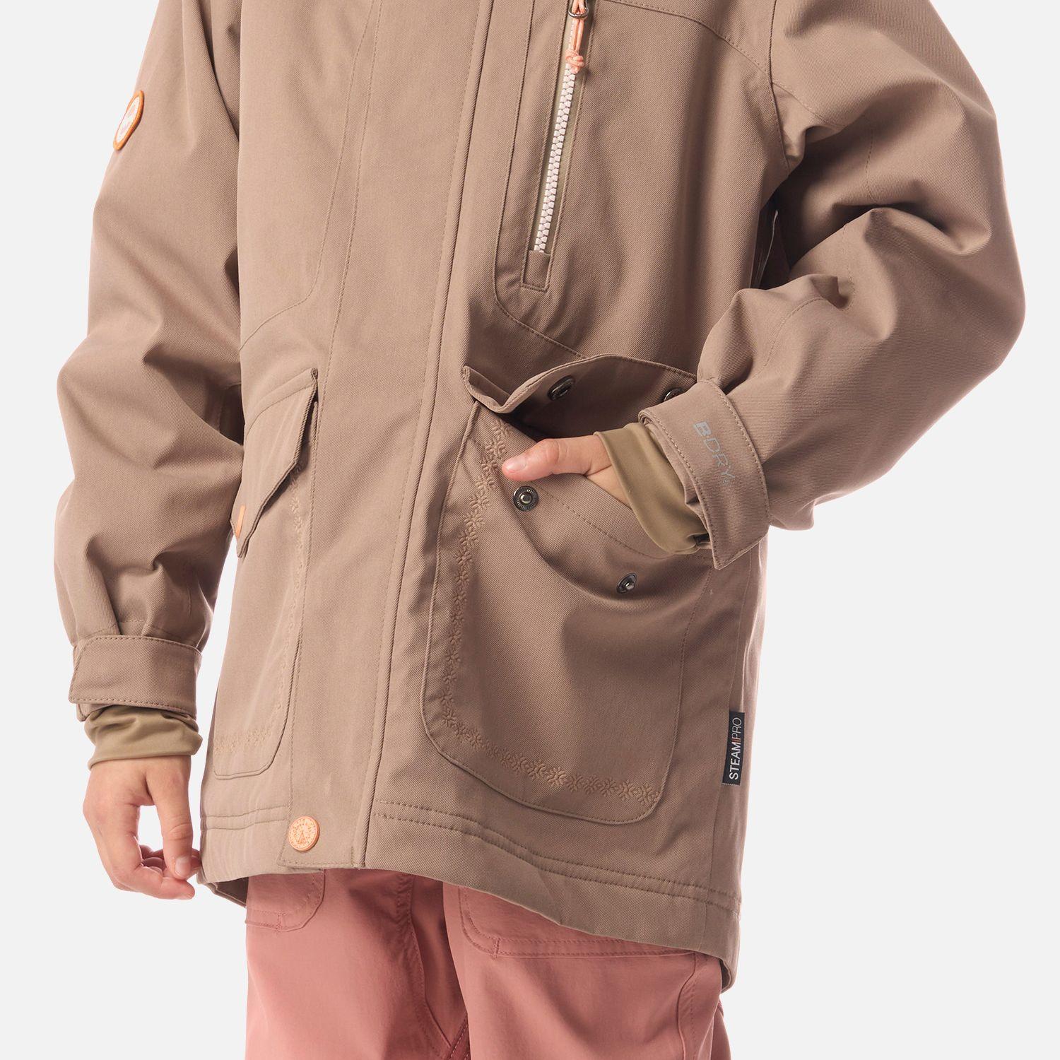 Chaqueta Niña Roble B-Dry Hoody Jacket Canela Lippi I26-3