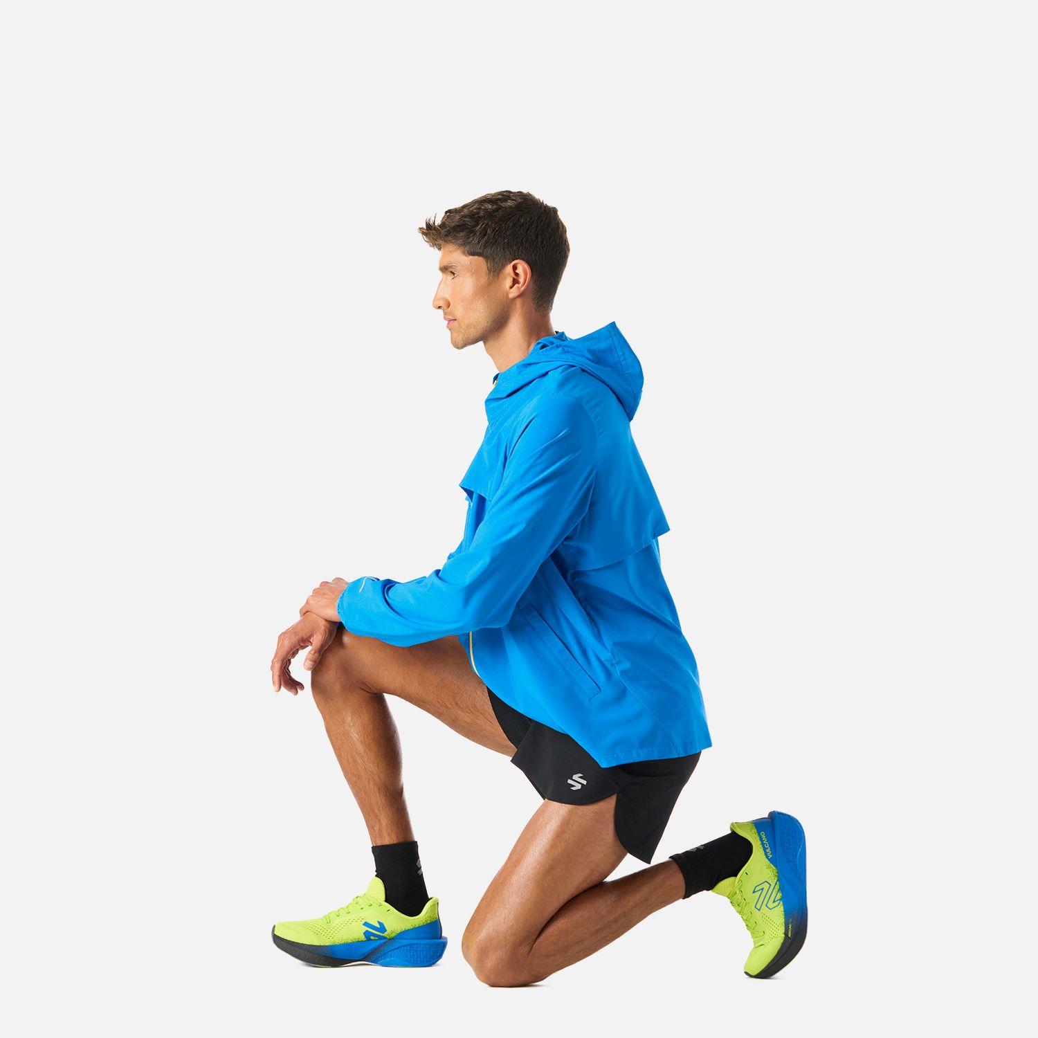 Chaqueta Hombre Built To Move Pro Windbreaker Azul Vulcano-3