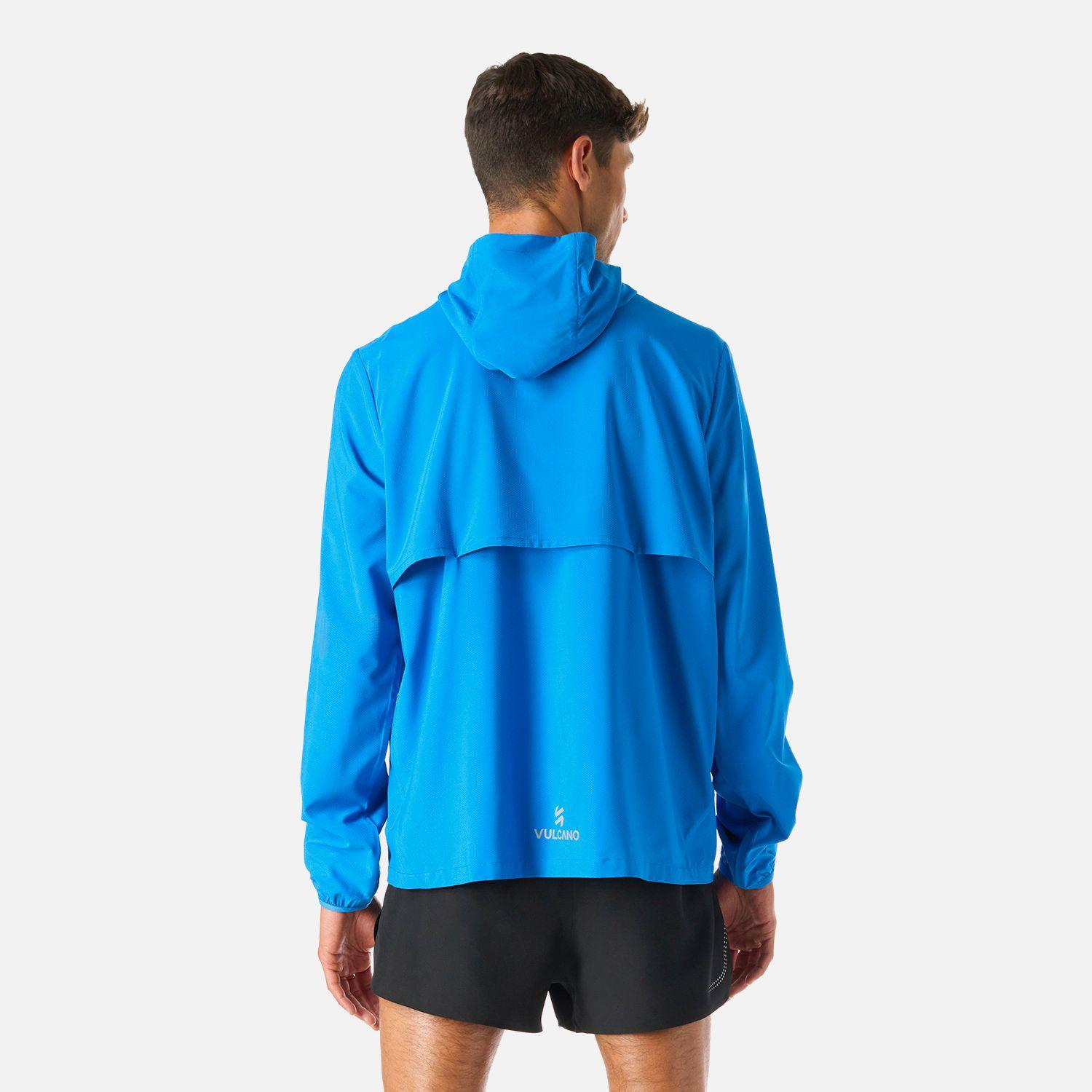 Chaqueta Hombre Built To Move Pro Windbreaker Azul Vulcano-4