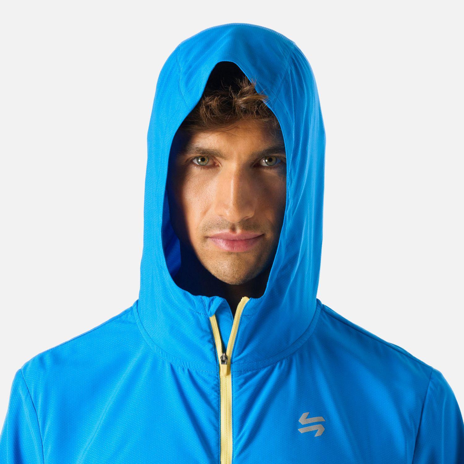 Chaqueta Hombre Built To Move Pro Windbreaker Azul Vulcano-5