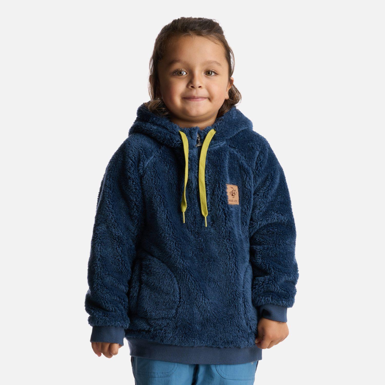 Poleron Niño Mini Cangur-oso Azul Oscuro Haka Honu-0