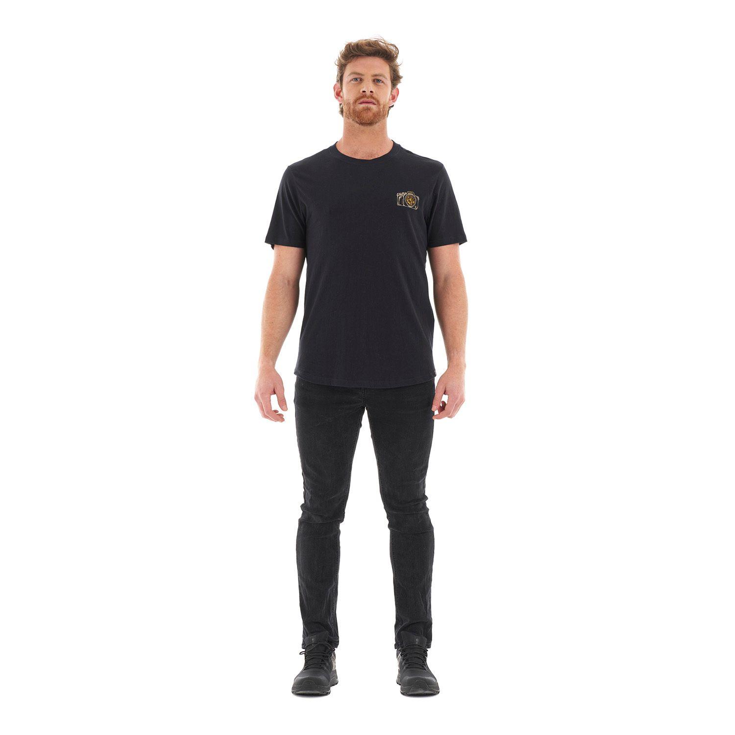 Polera Hombre Lens UV-Stop T-Shirt Grafito Lippi-8