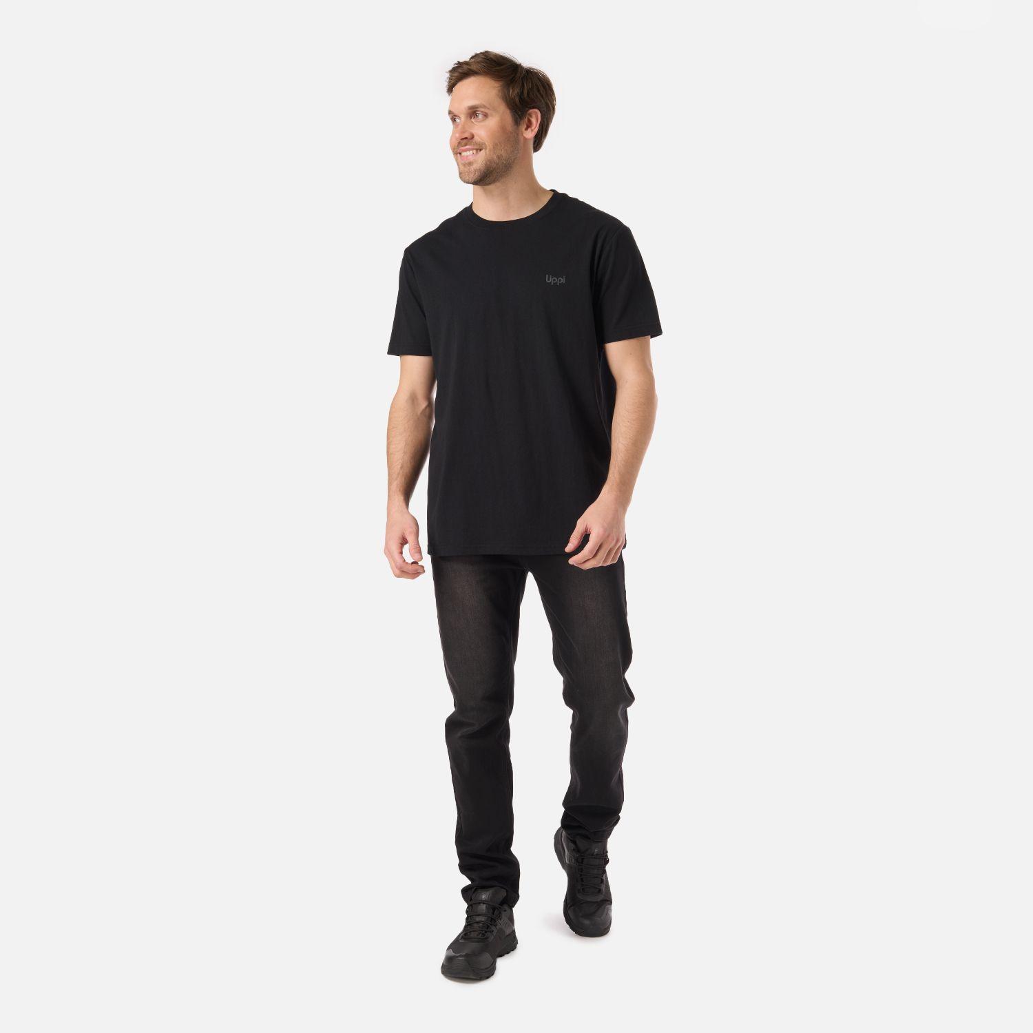 Polera Hombre Ulmo T-Shirt Negro Lippi V26-4