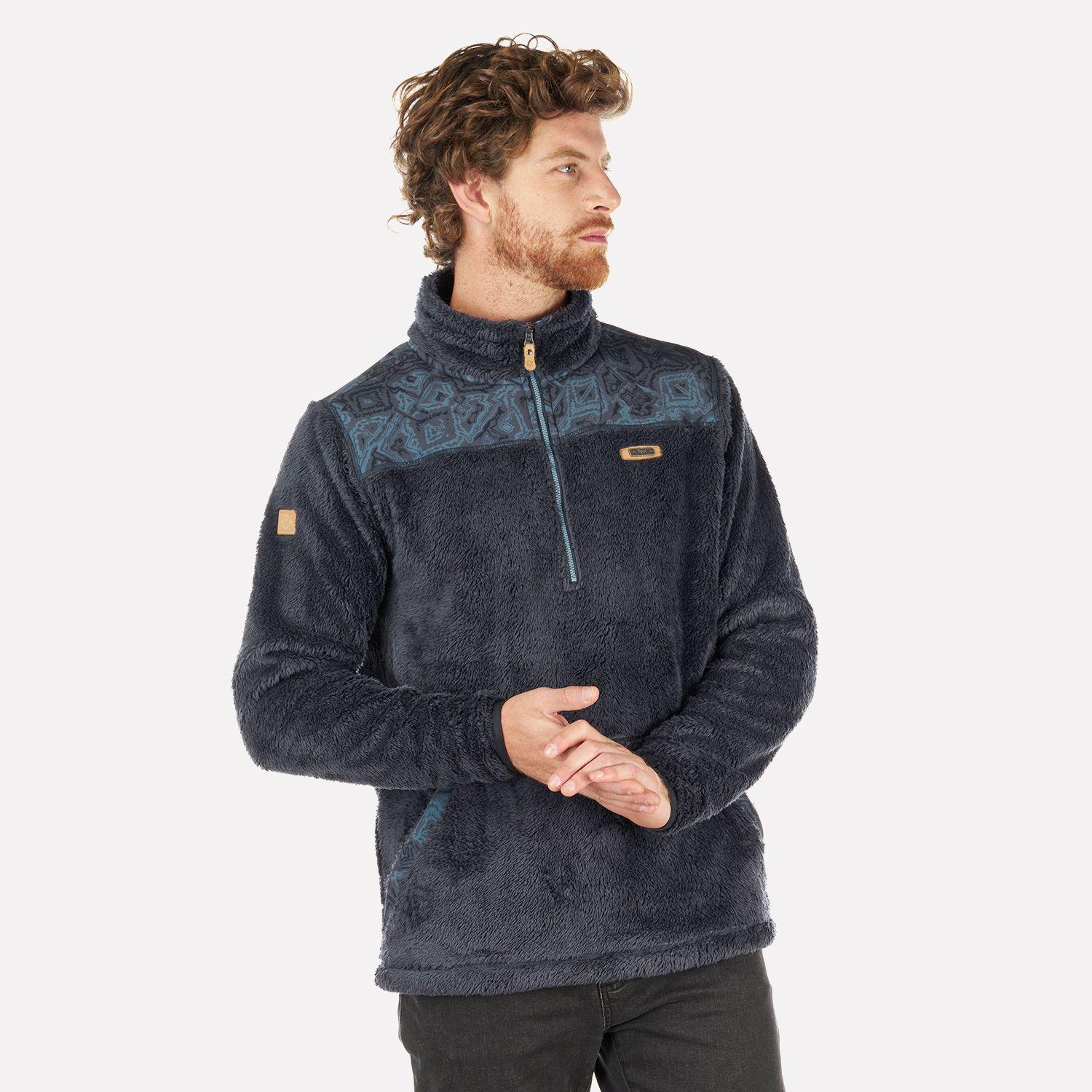 Poleron Hombre Baggy Sweatshirt Azul Marino Lippi I22-1