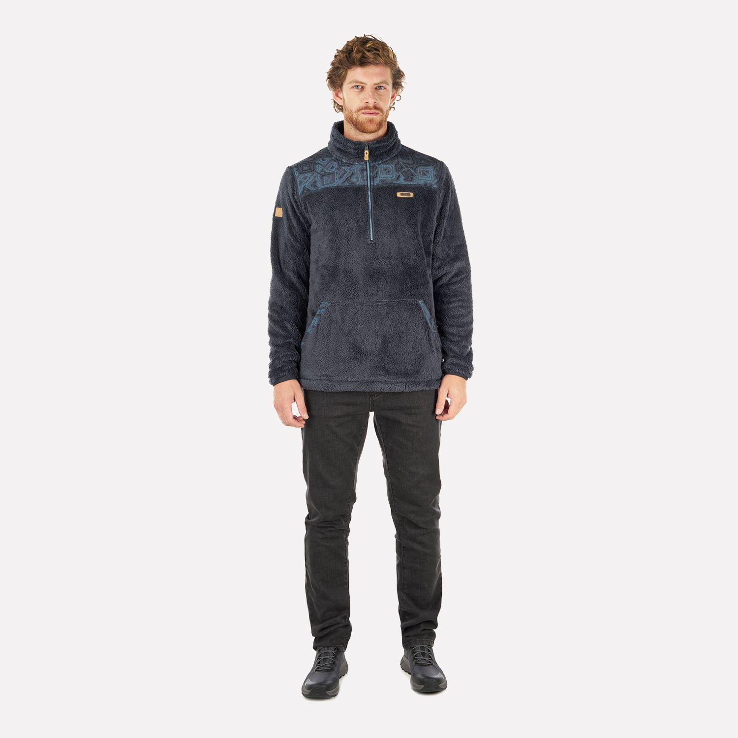 Poleron Hombre Baggy Sweatshirt Azul Marino Lippi I22-5