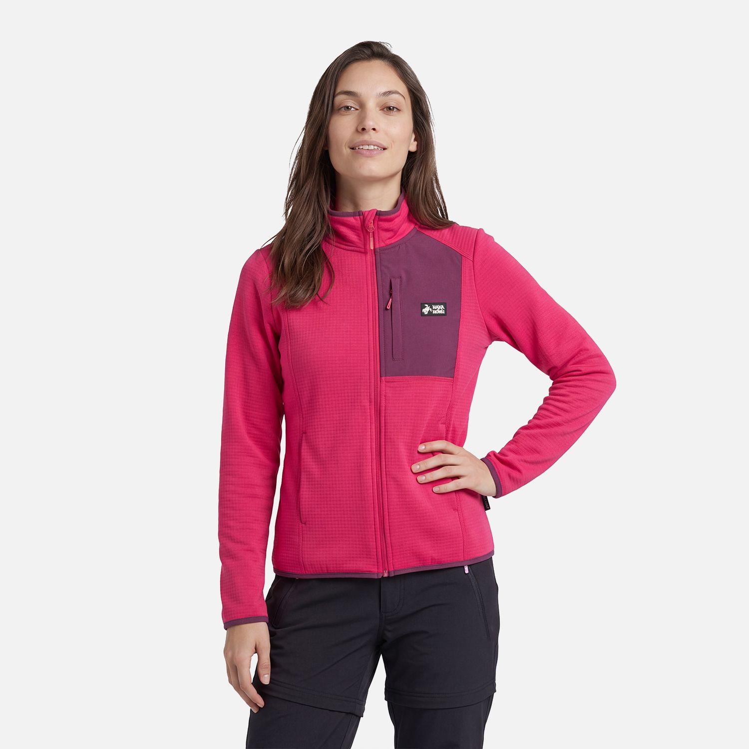 Polerón Mujer Taina Full Zip Frambuesa Haka Honu V27-0