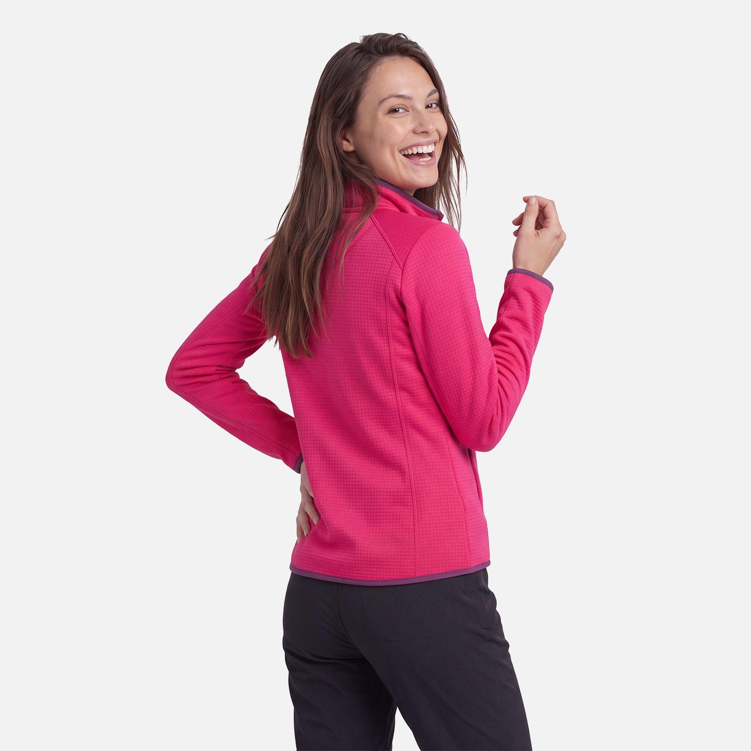 Polerón Mujer Taina Full Zip Frambuesa Haka Honu V27-1