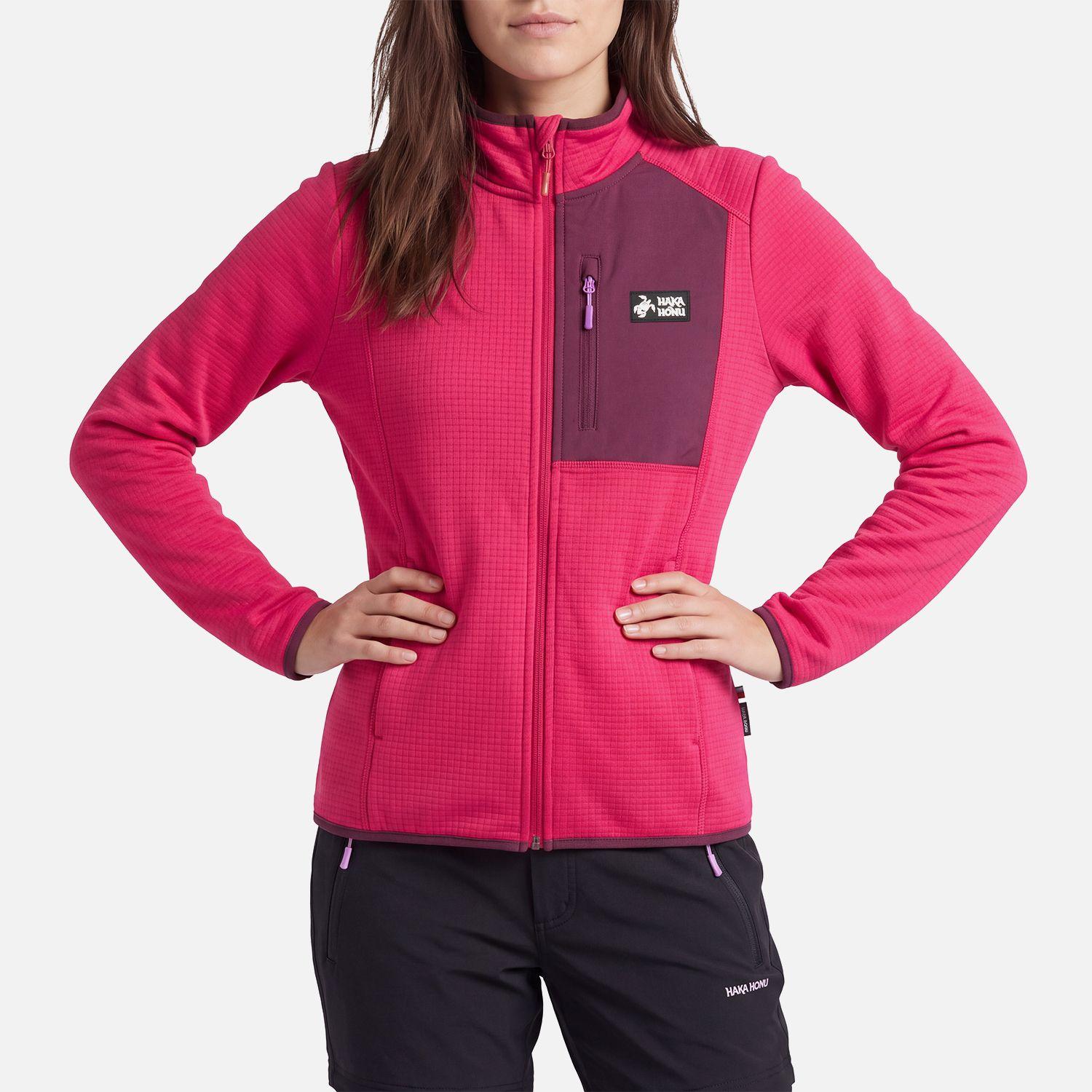 Polerón Mujer Taina Full Zip Frambuesa Haka Honu V27-2