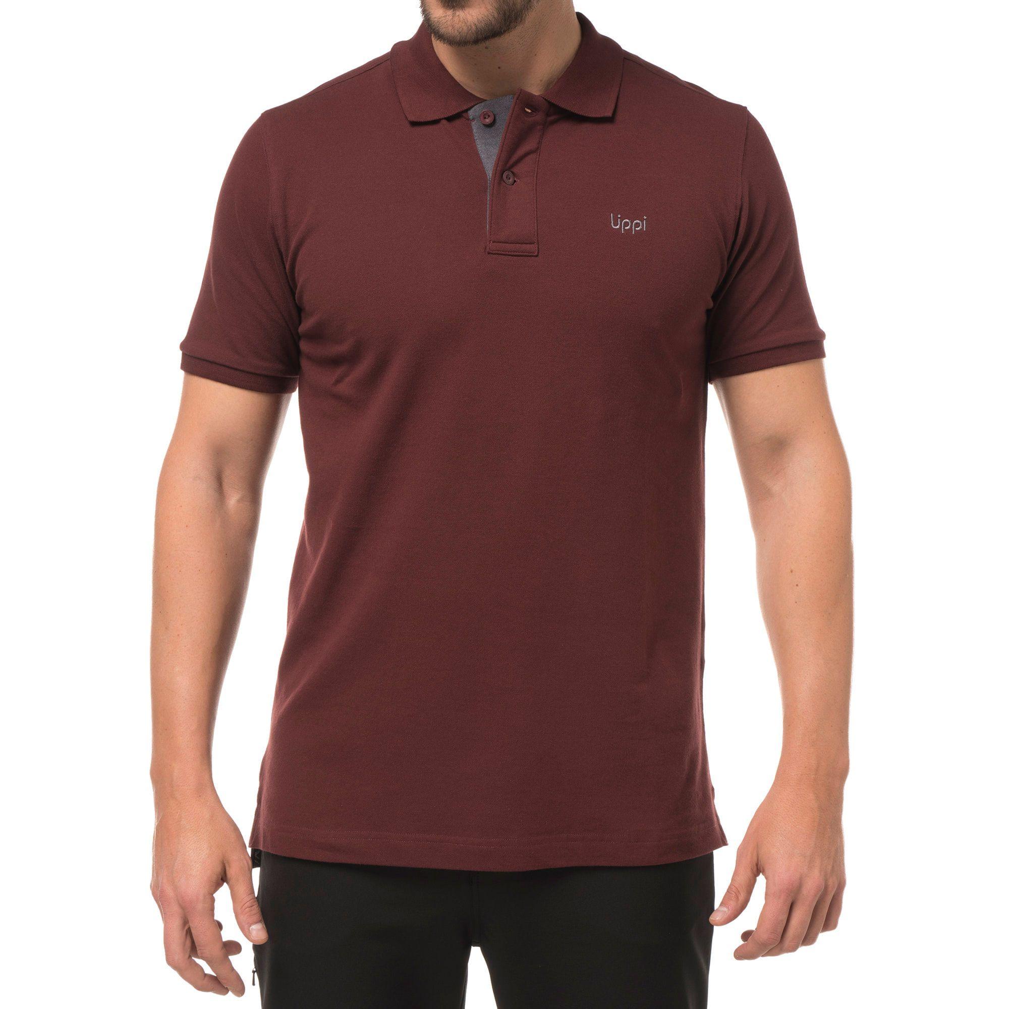 Polera Hombre First Class Elastic Polo Vino Lippi V20-1