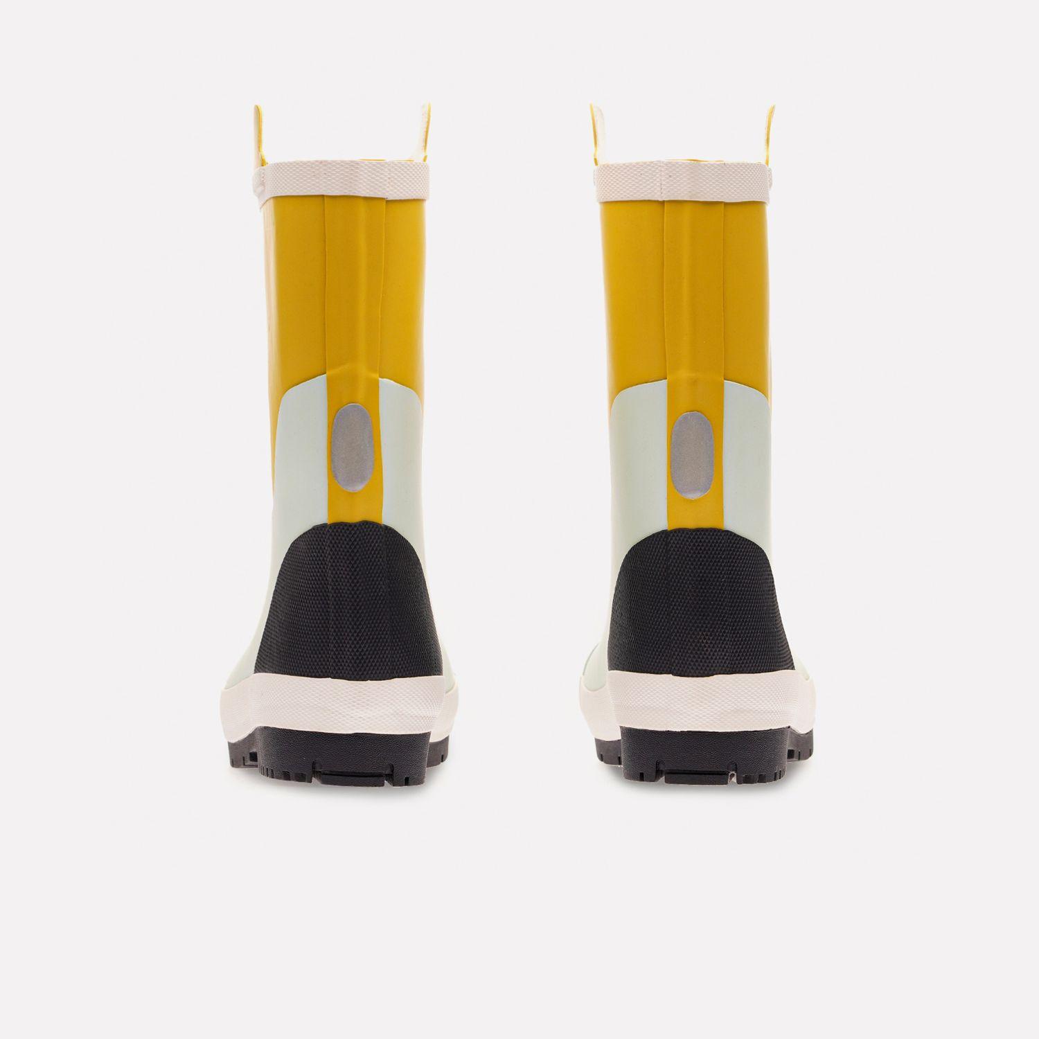 Bota Niña Muddy Boot Amarillo Celeste Lippi-3