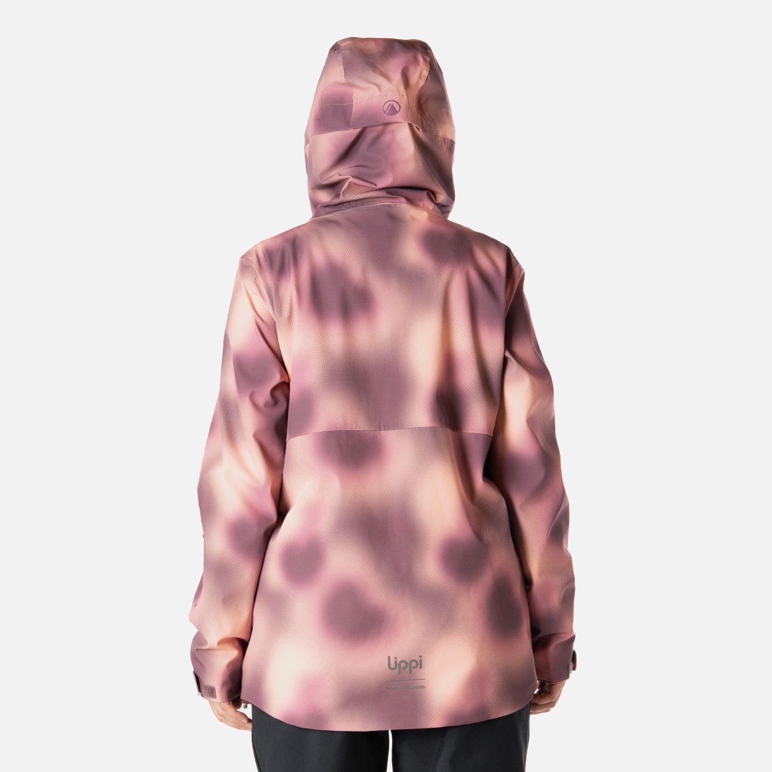 Chaqueta Mujer SkiVenture B-Dry Hoody Jacket Print Vino Lippi I26-2