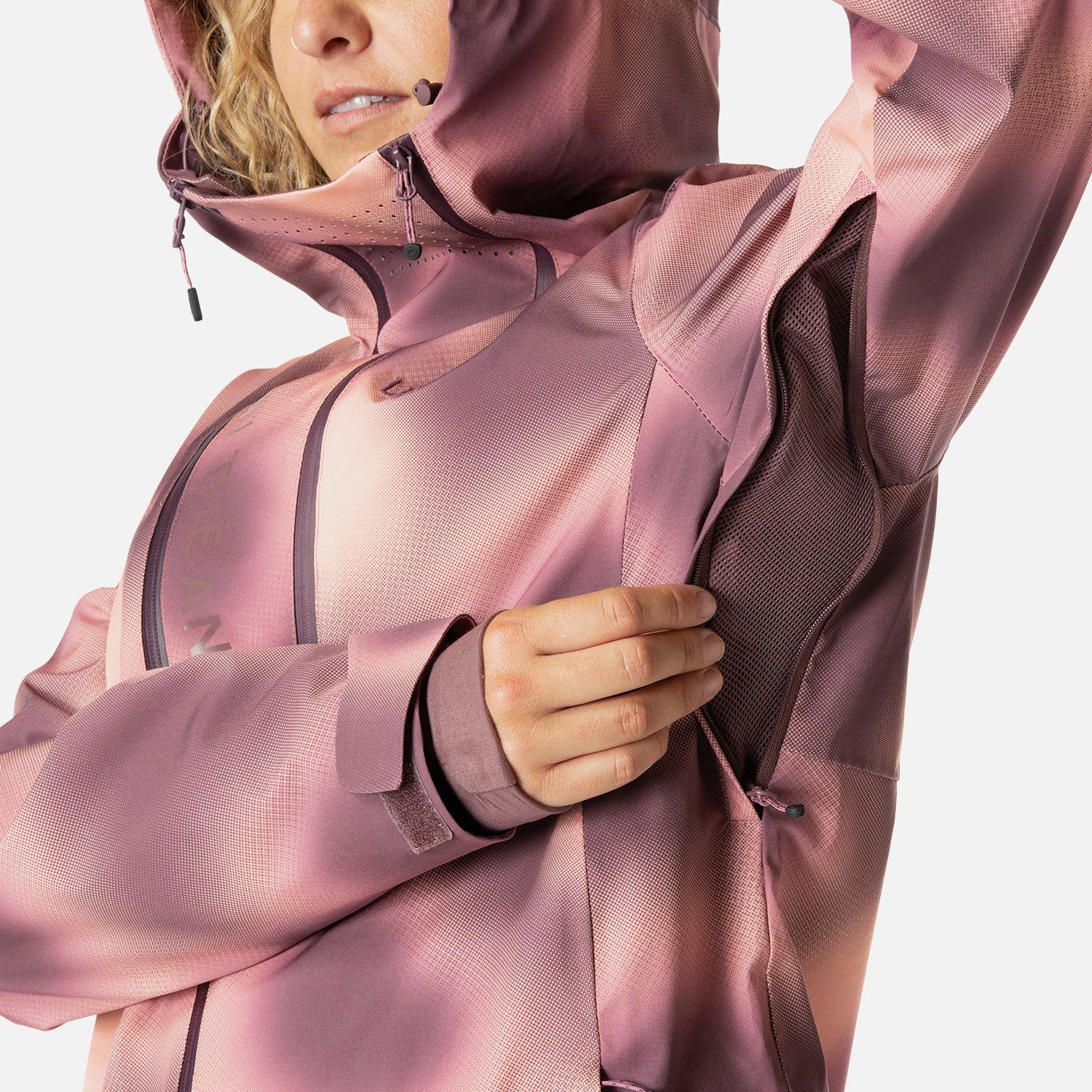 Chaqueta Mujer SkiVenture B-Dry Hoody Jacket Print Vino Lippi I26-4