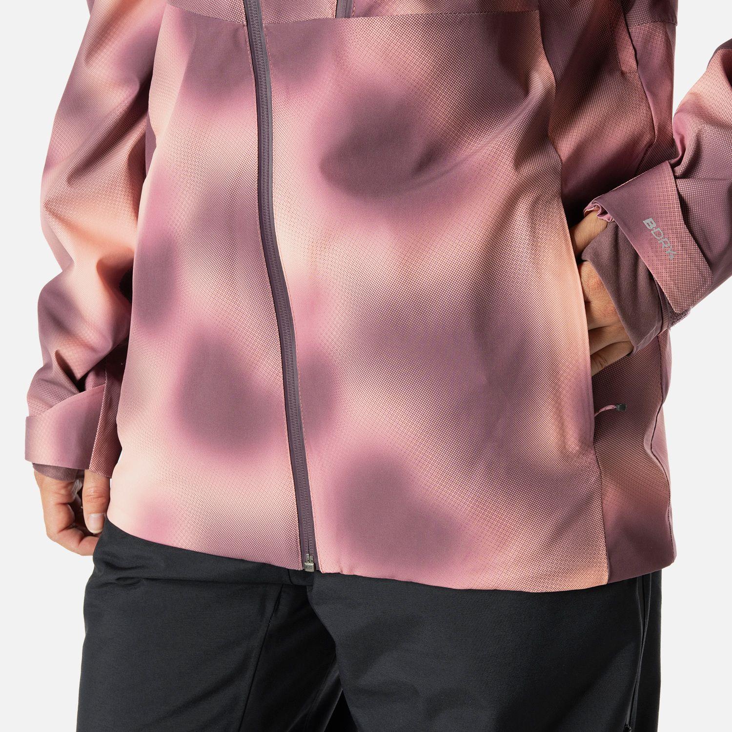 Chaqueta Mujer SkiVenture B-Dry Hoody Jacket Print Vino Lippi I26-6