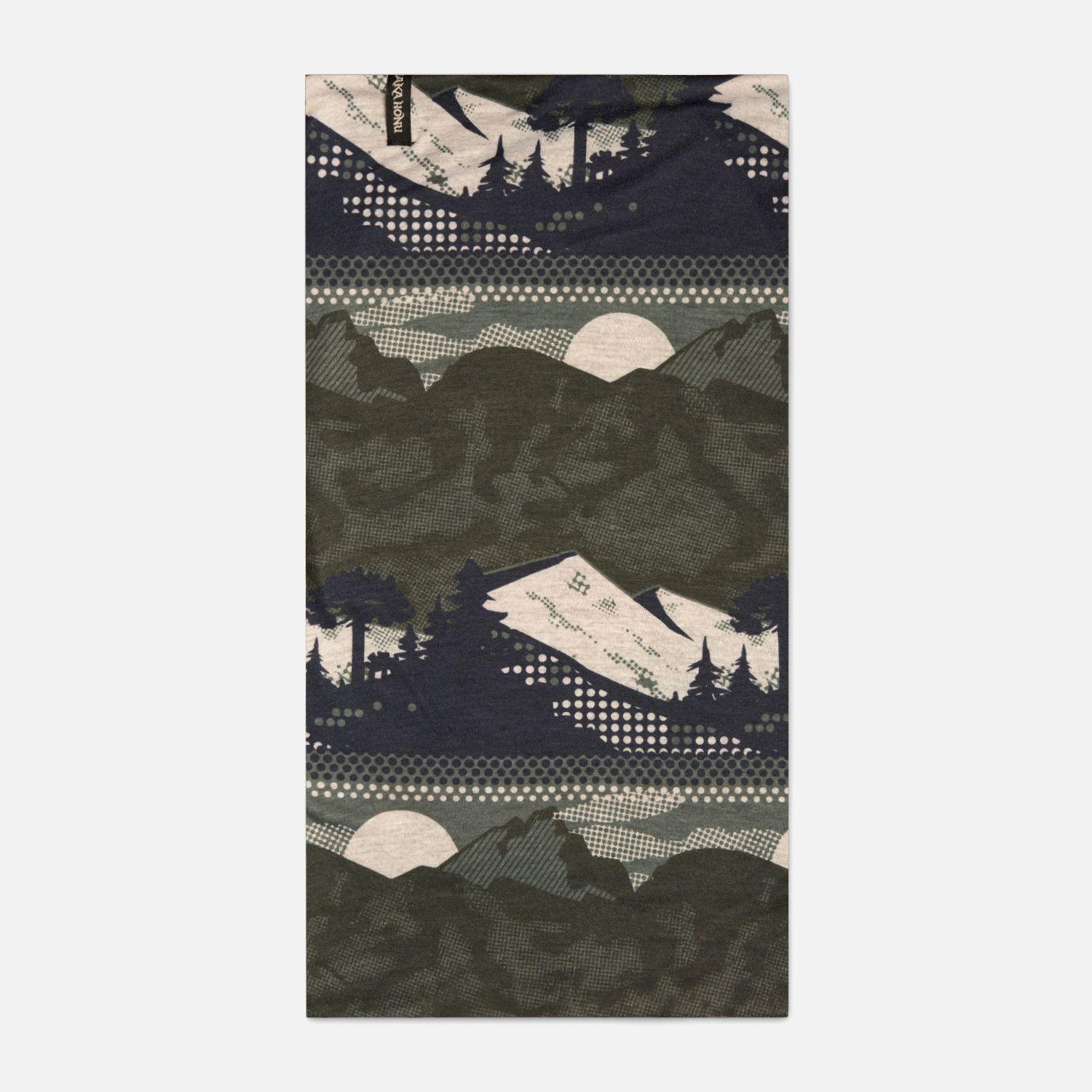 Headex Unisex La Cima Print Verde Militar Haka Honu-1