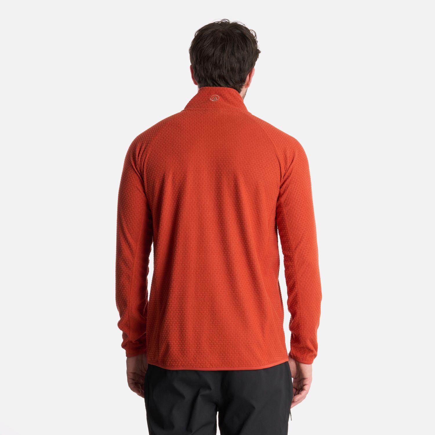 Polerón Hombre Jacaranda Nano-F 14 Zip Terracota Lippi-2