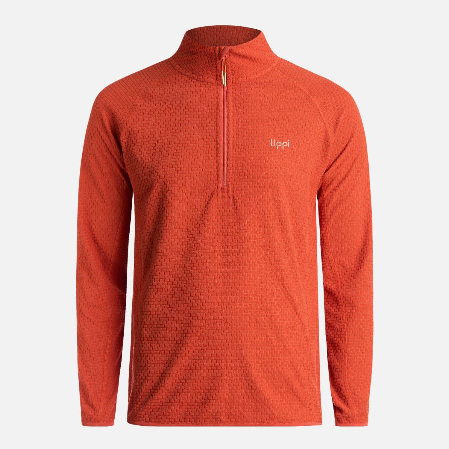 Polerón Hombre Jacaranda Nano-F 14 Zip Terracota Lippi-5