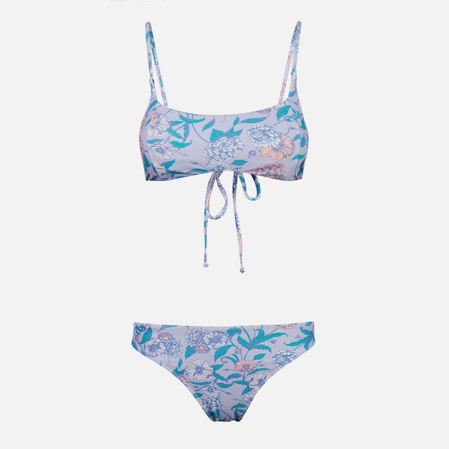 Traje de Baño Mujer Sirena Full Print Lila Haka Honu-0