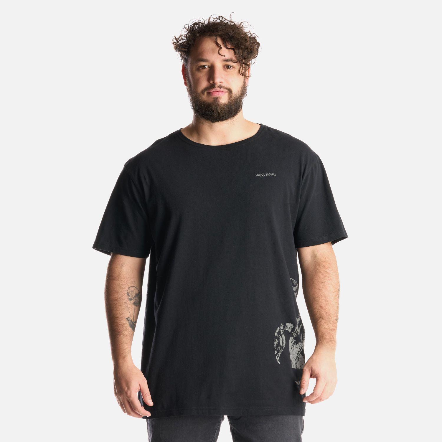 Polera Hombre Haka Negro Haka Honu I24-1