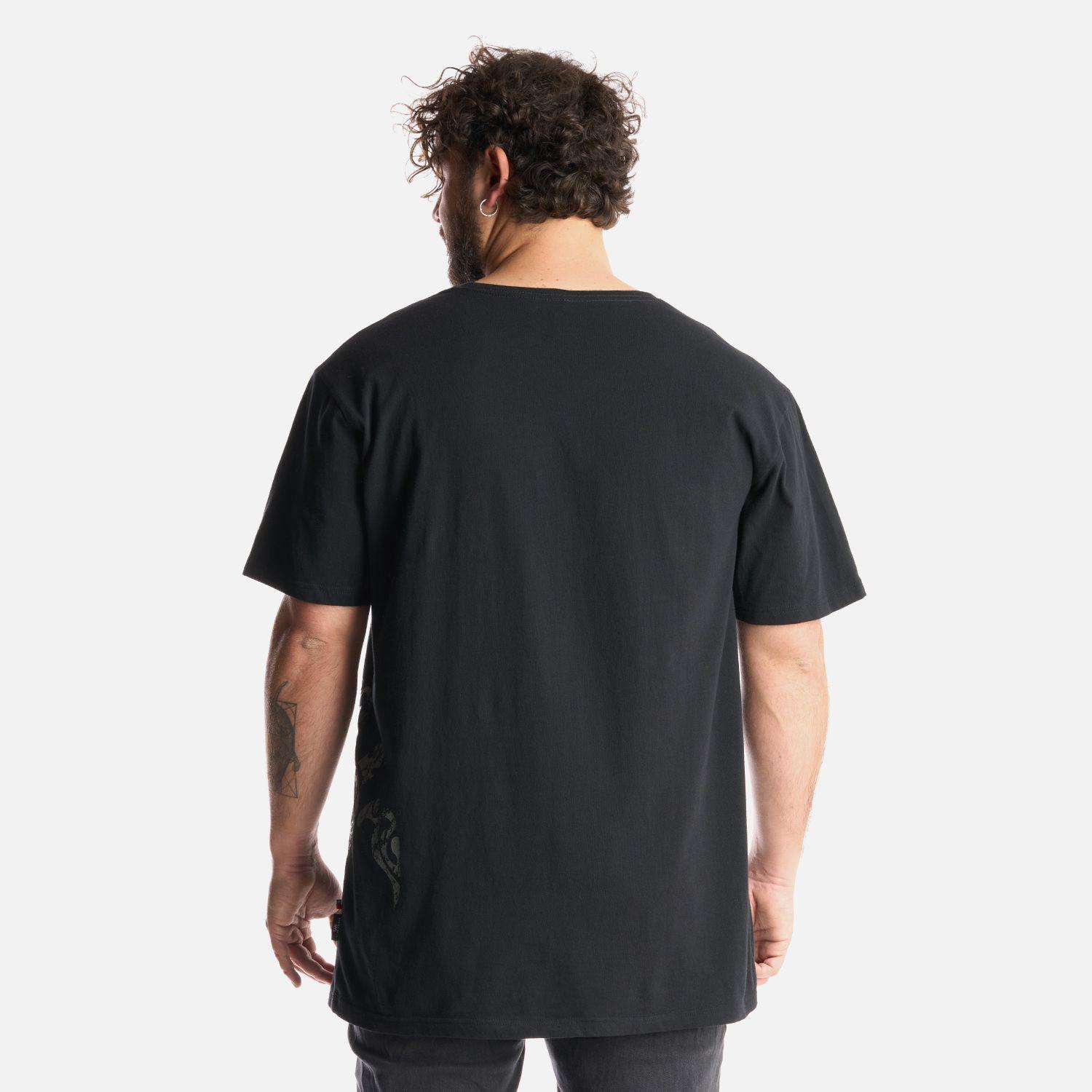 Polera Hombre Haka Negro Haka Honu I24-3