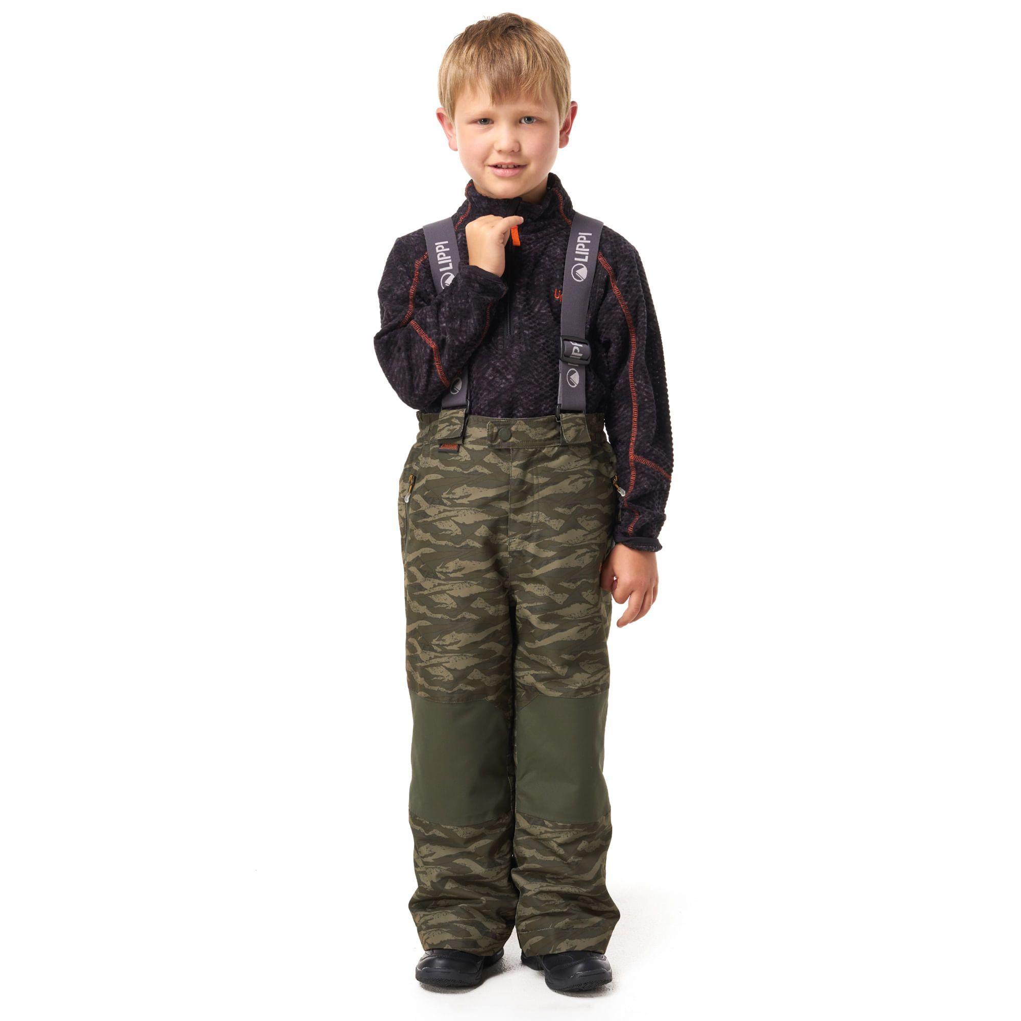 Pantalon Niño Andes Snow B-Dry Pants Print Verde Militar Lippi-1