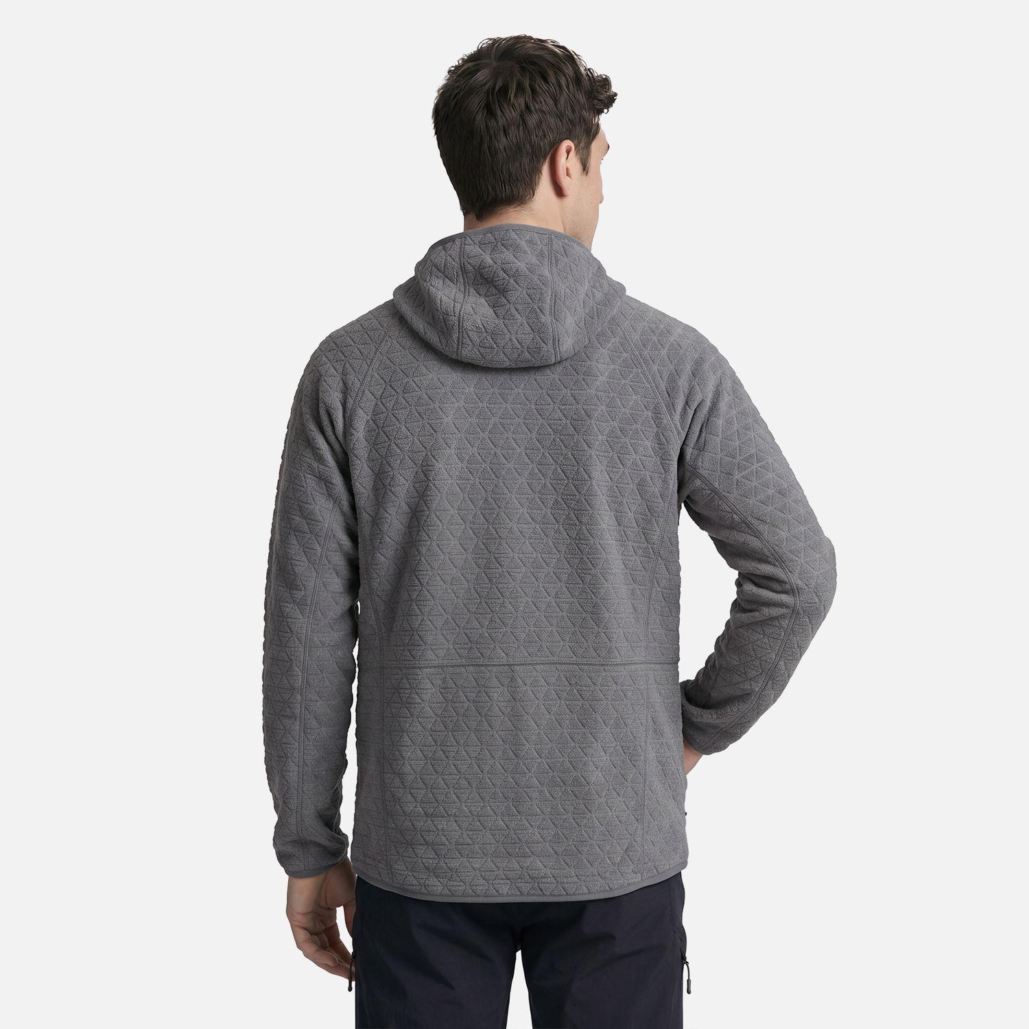 Polerón Hombre Jacaranda Nano-F 1/4 Zip Hoody Gris Medio Lippi V27-2
