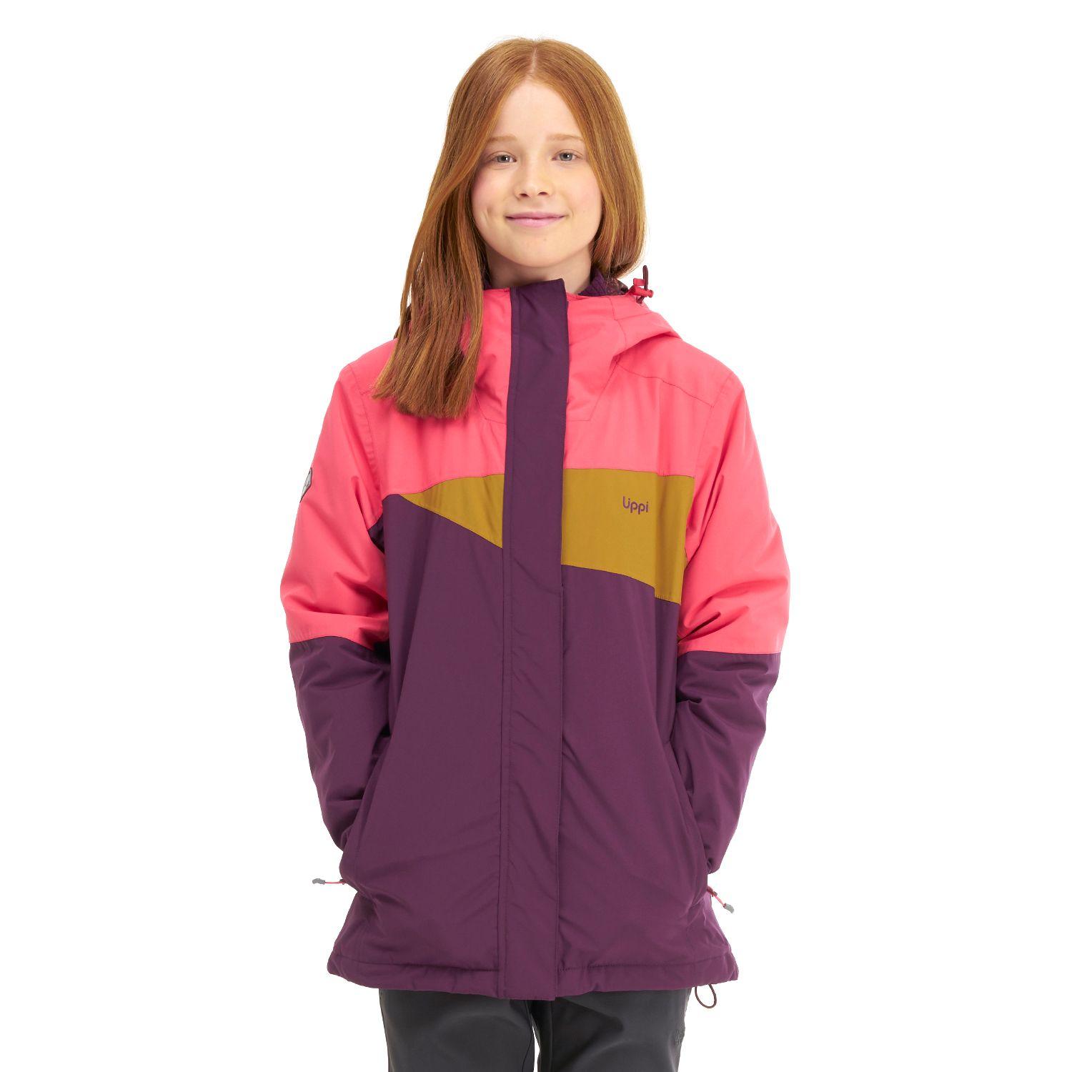 Chaqueta Teen Girl Shelter B-Dry Hoody Jacket Uva / Coral Lippi-1