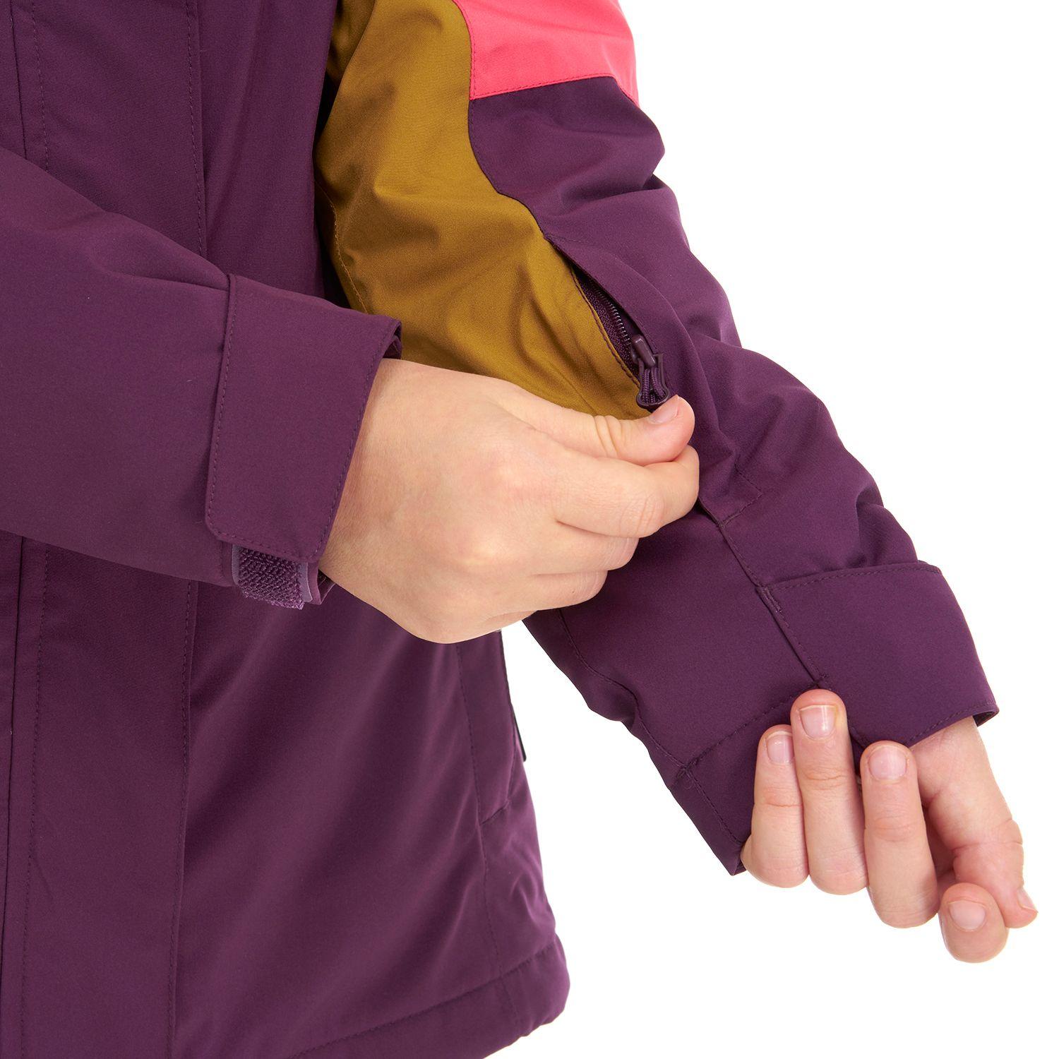 Chaqueta Teen Girl Shelter B-Dry Hoody Jacket Uva / Coral Lippi-6