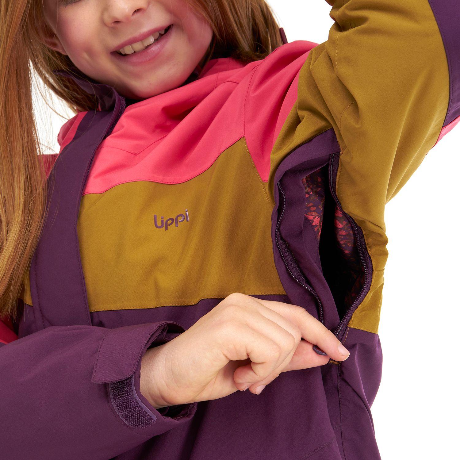 Chaqueta Teen Girl Shelter B-Dry Hoody Jacket Uva / Coral Lippi-7