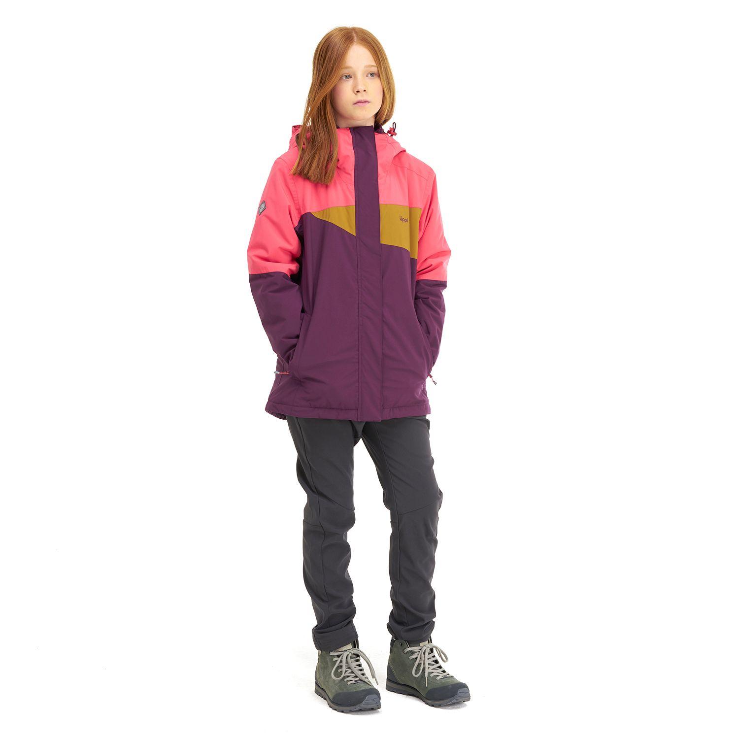 Chaqueta Teen Girl Shelter B-Dry Hoody Jacket Uva / Coral Lippi-8