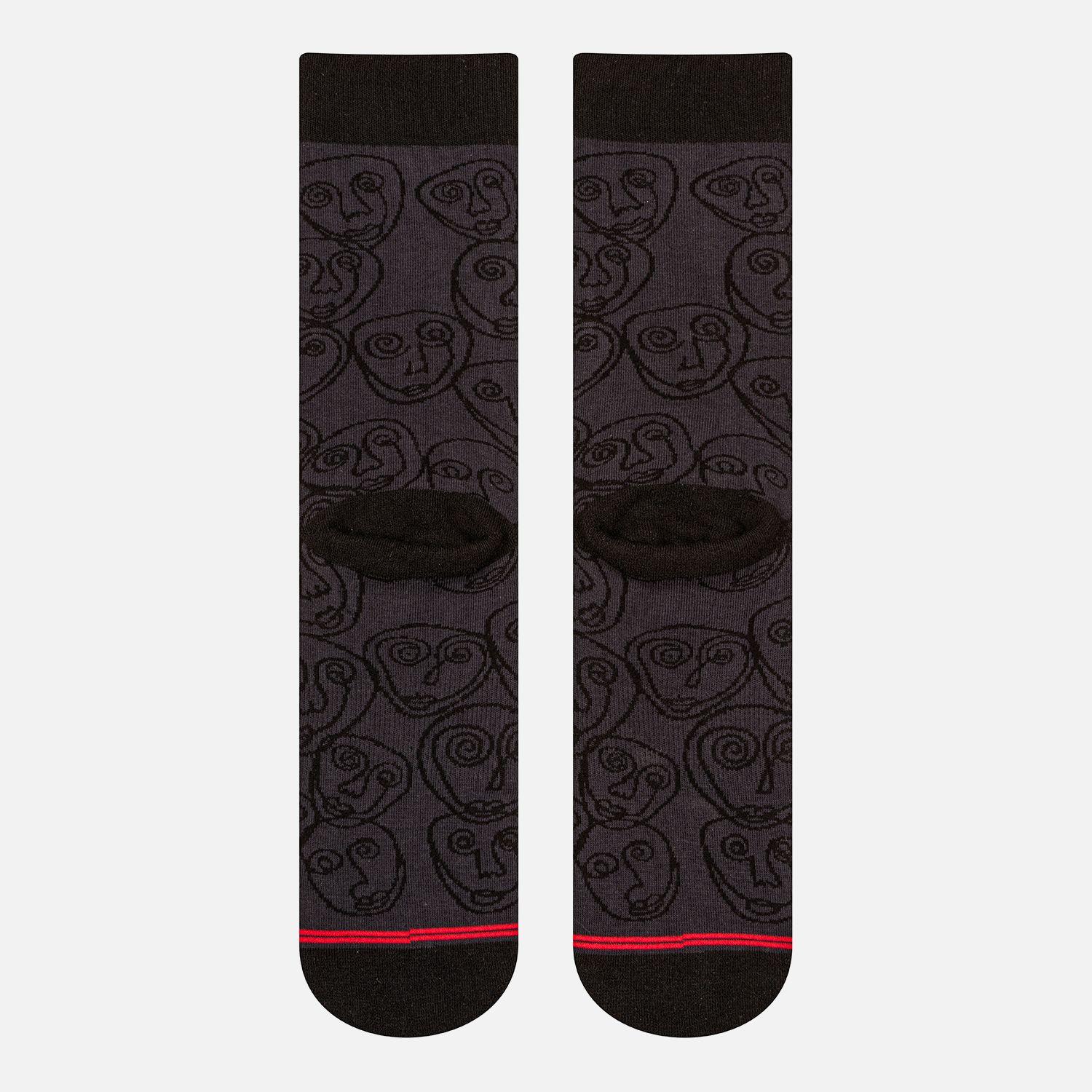 Calcetin Hombre Travel Walk Light Socks Negro Lippi-2