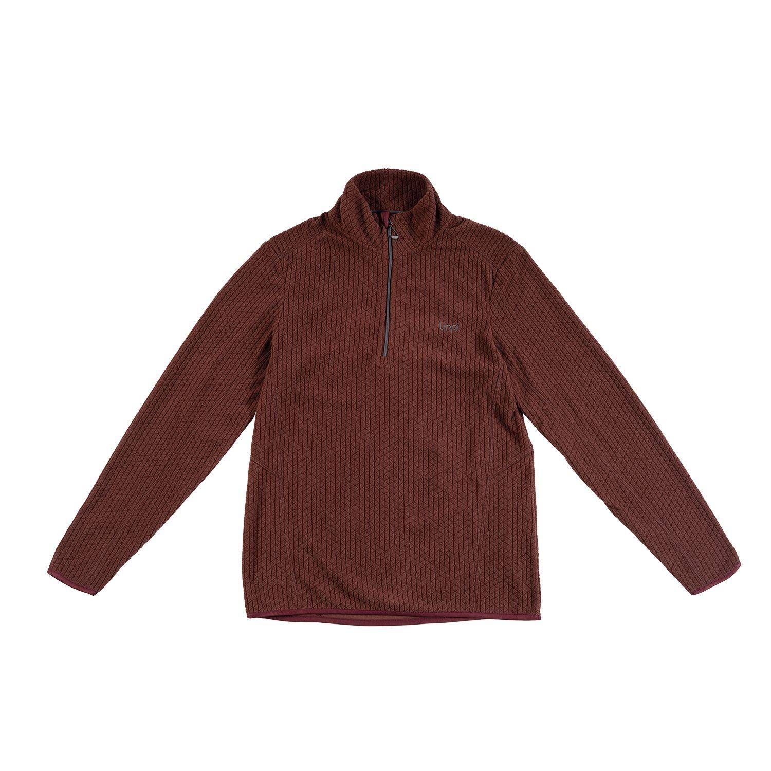 Poleron Teen Boy Mild Nano-F 1/4 Zip Vino Lippi-0