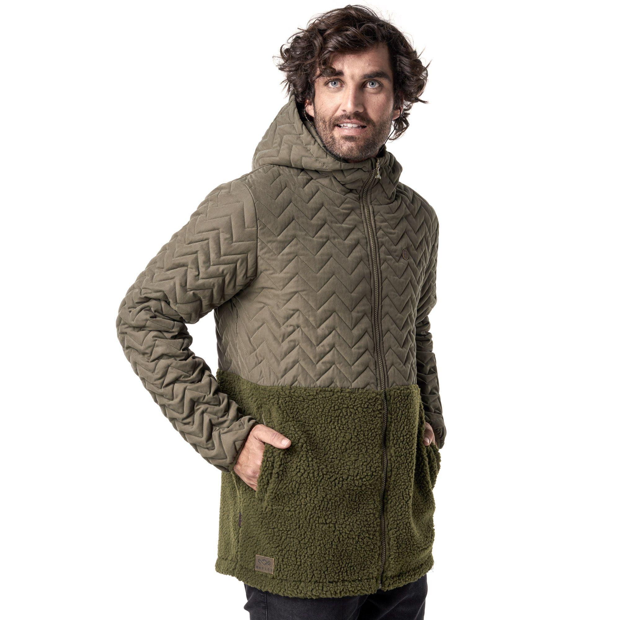 Chaqueta Hombre Comandante Ernesto Marley Print Oliva Haka Honu-5