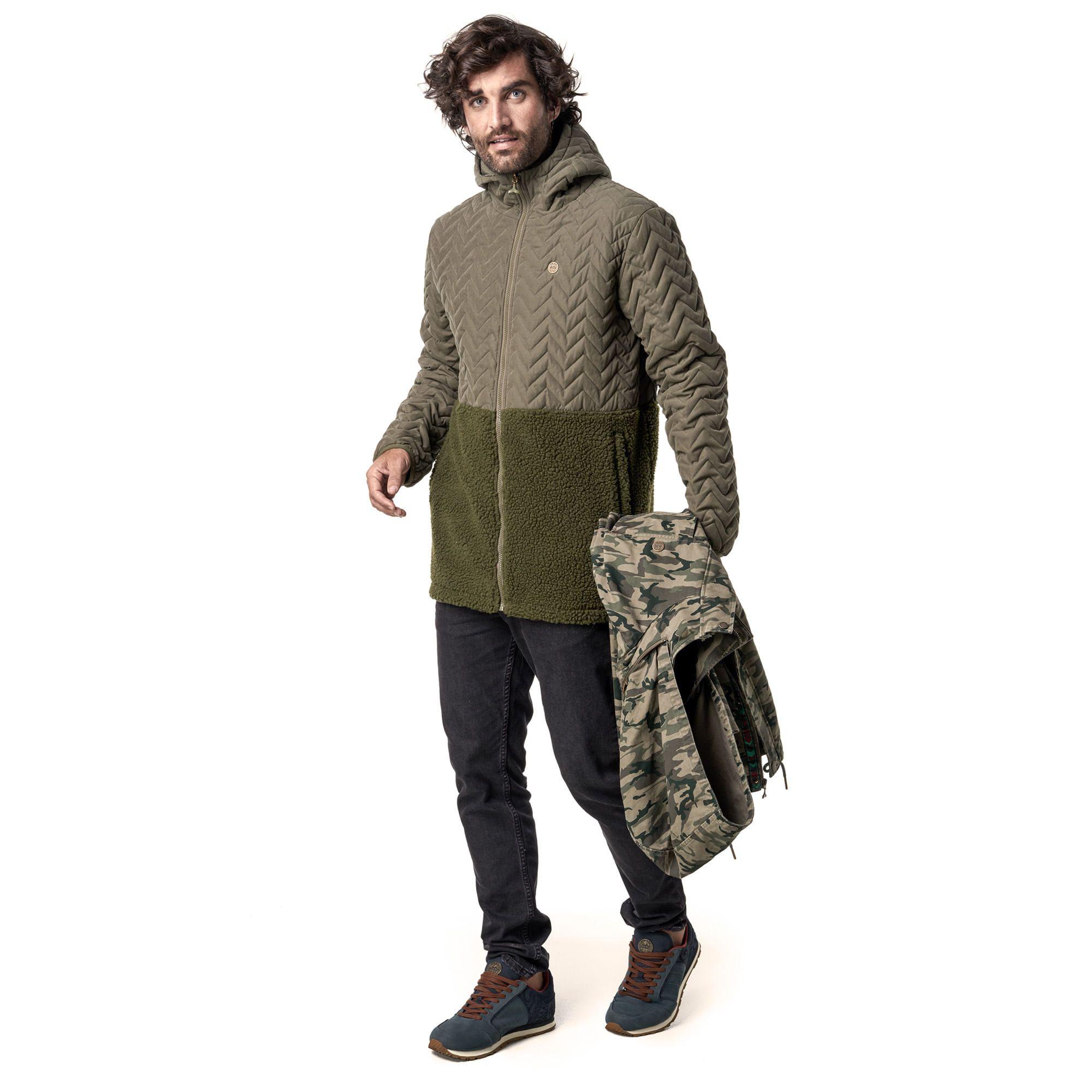 Chaqueta Hombre Comandante Ernesto Marley Print Oliva Haka Honu-7