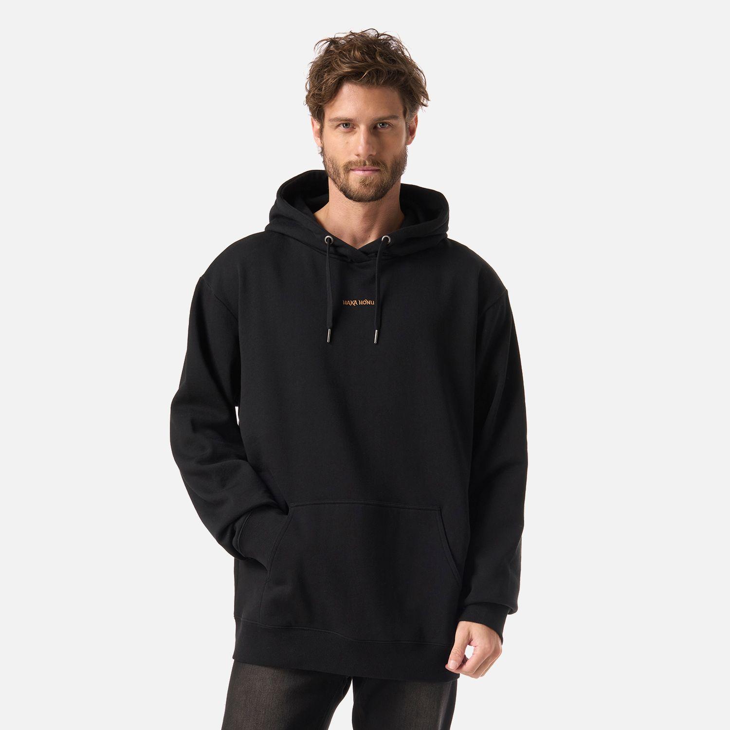 Polerón Hombre Canguro Negro Haka Honu V26-0