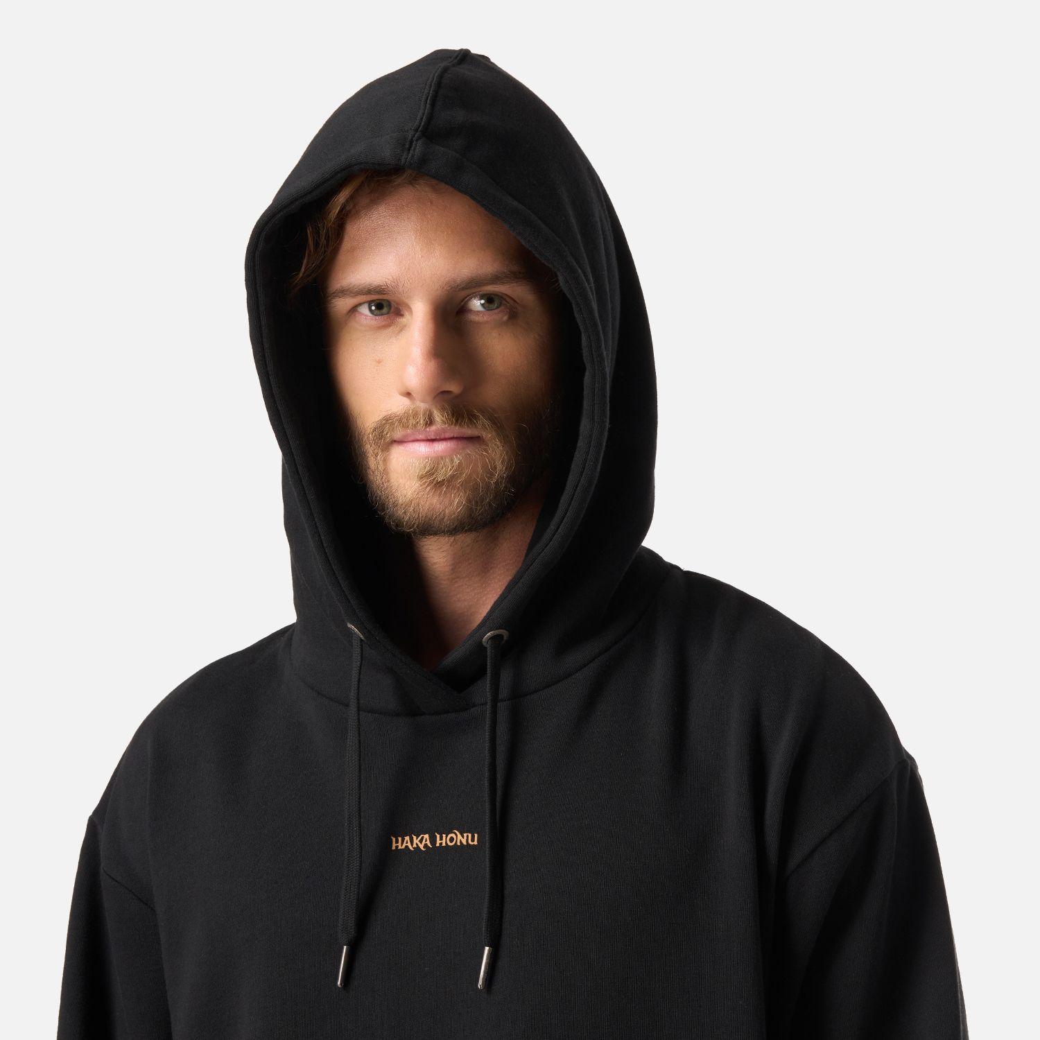 Polerón Hombre Canguro Negro Haka Honu V26-3