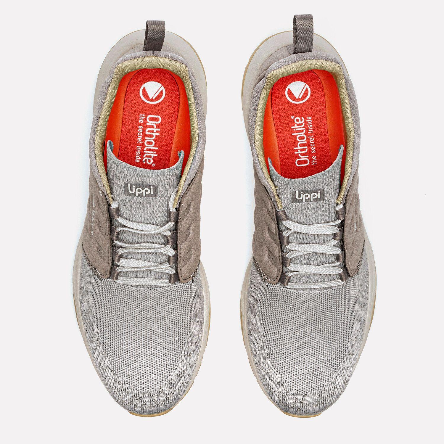 Zapatilla Hombre Wool Step City Gray Gum Lippi-5