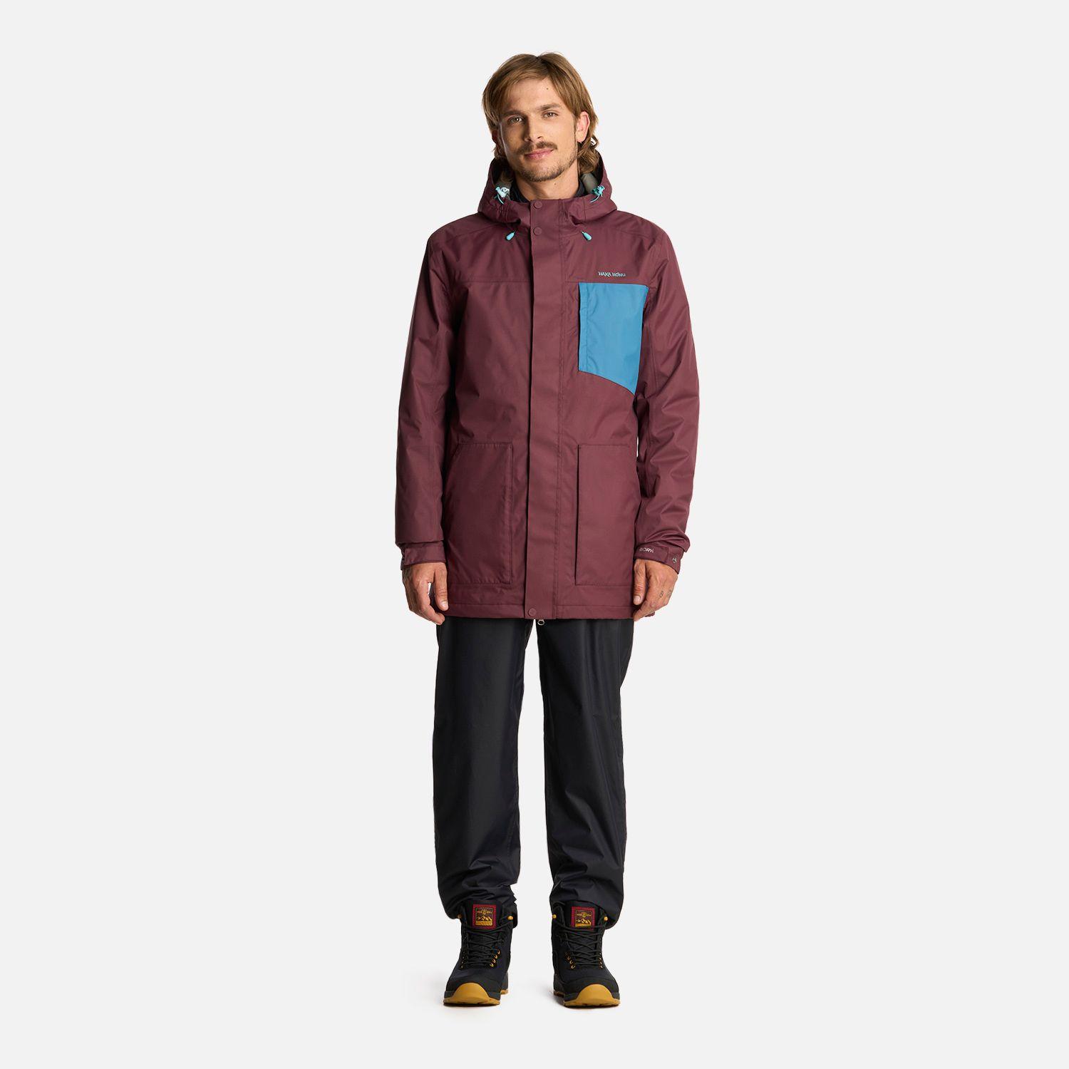 Chaqueta Hombre Terranova Burdeo Haka Honu-8