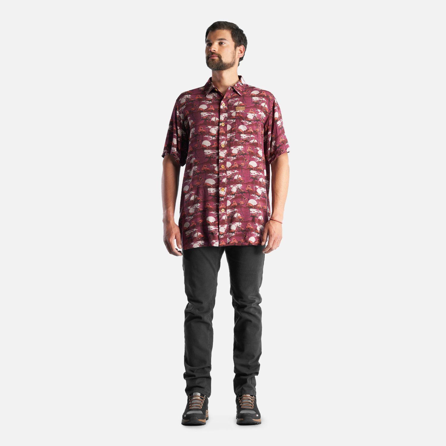 Camisa Hombre Good Karma Print Vino Haka Honu-5