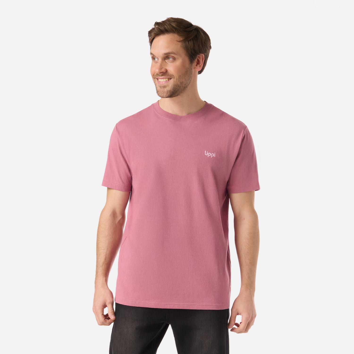 Polera Hombre Ulmo T-Shirt Rosa Oscuro Lippi V26-0
