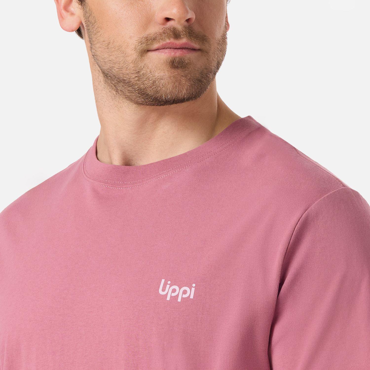 Polera Hombre Ulmo T-Shirt Rosa Oscuro Lippi V26-3